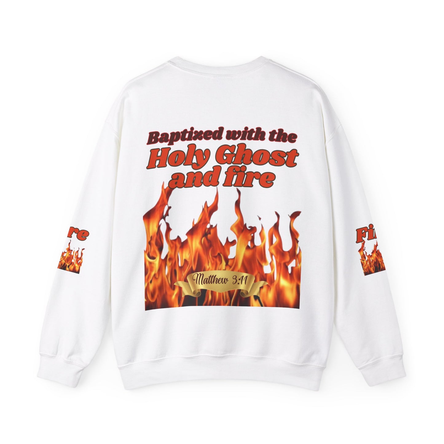 Unisex Heavy Blend™ Crewneck Sweatshirt (Fire)