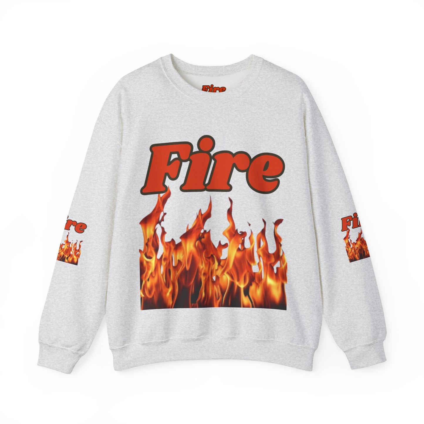 Unisex Heavy Blend™ Crewneck Sweatshirt (Fire)