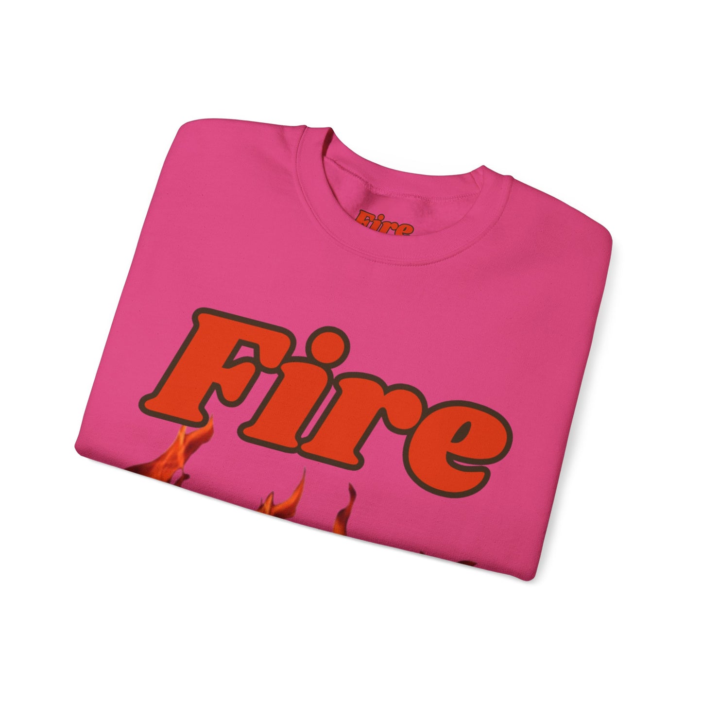 Unisex Heavy Blend™ Crewneck Sweatshirt (Fire)