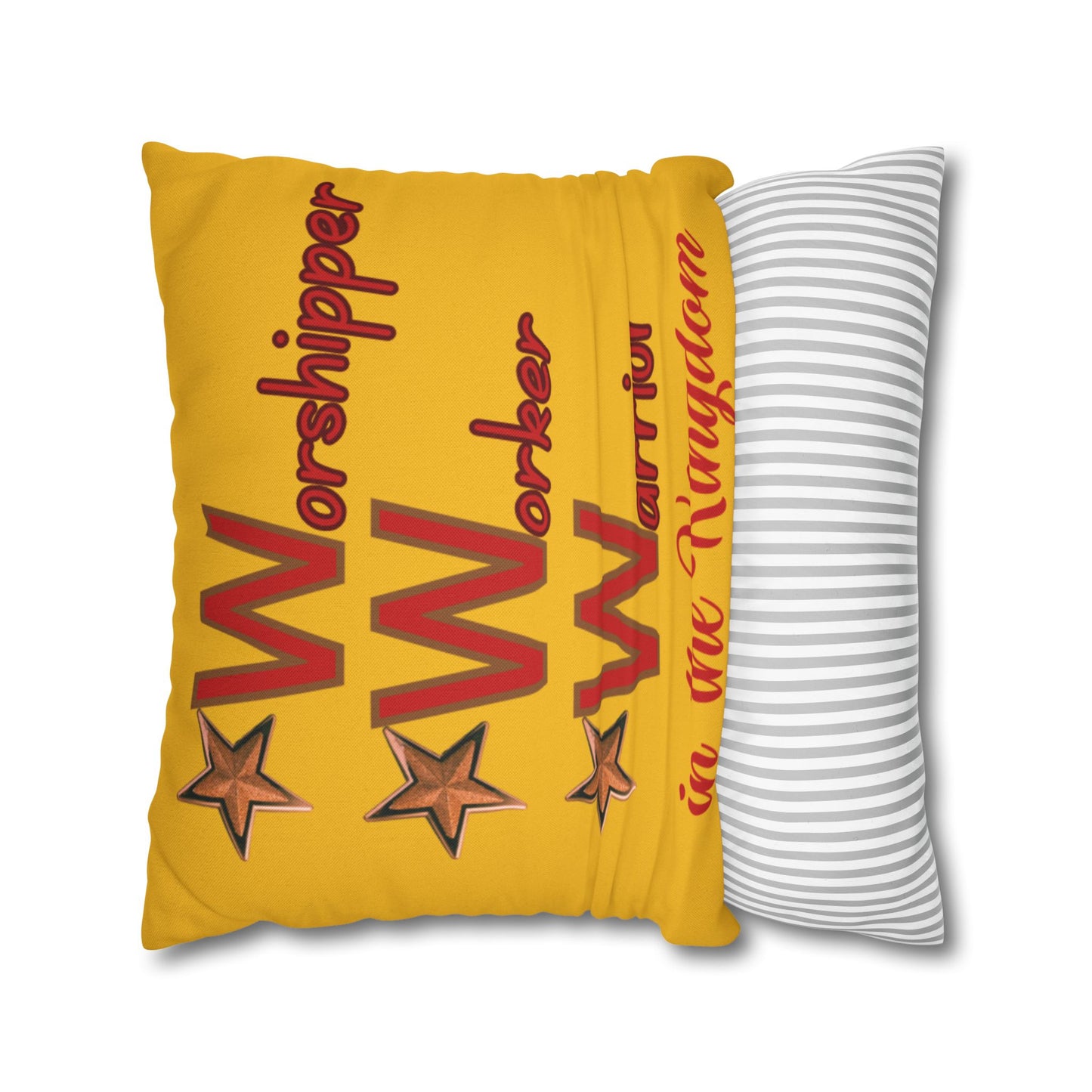 Spun Polyester Square Pillowcase - (www)