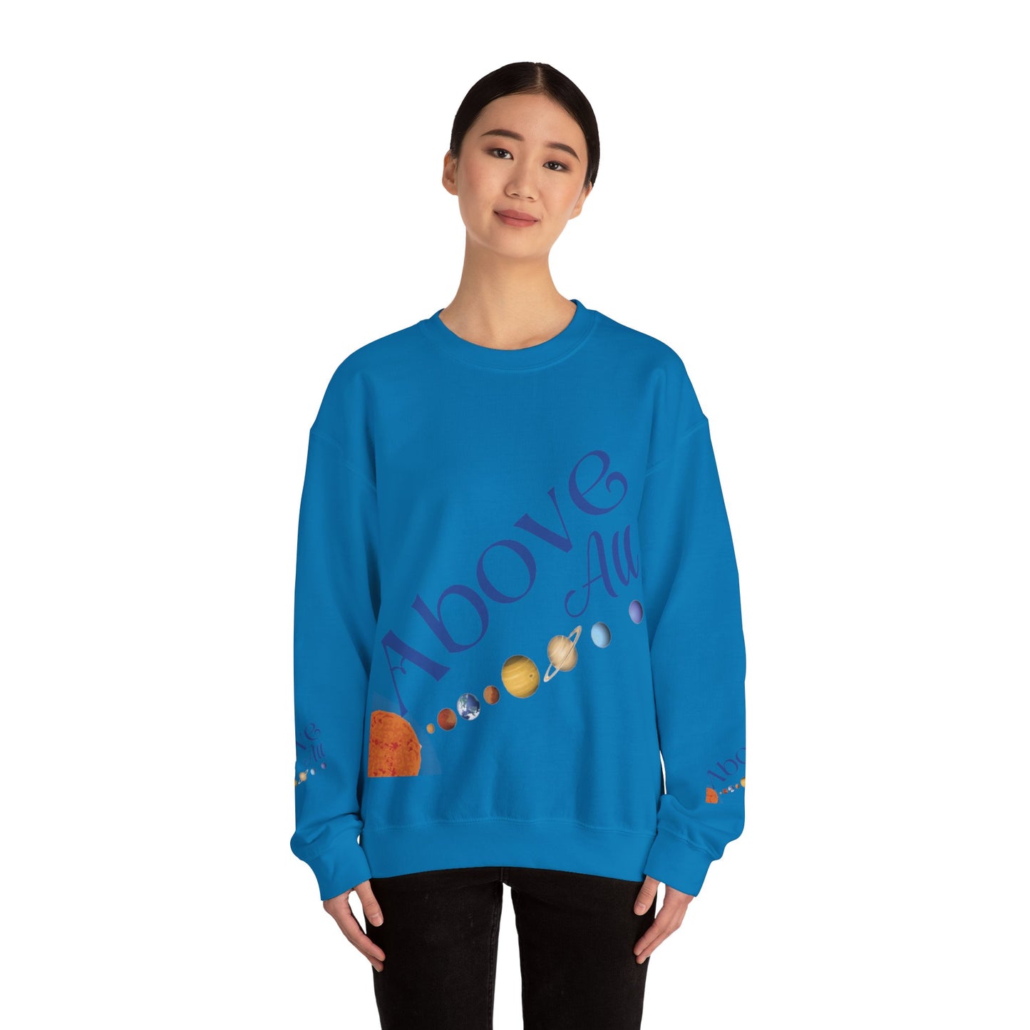 Unisex Heavy Blend™ Crewneck Sweatshirt (Above all)