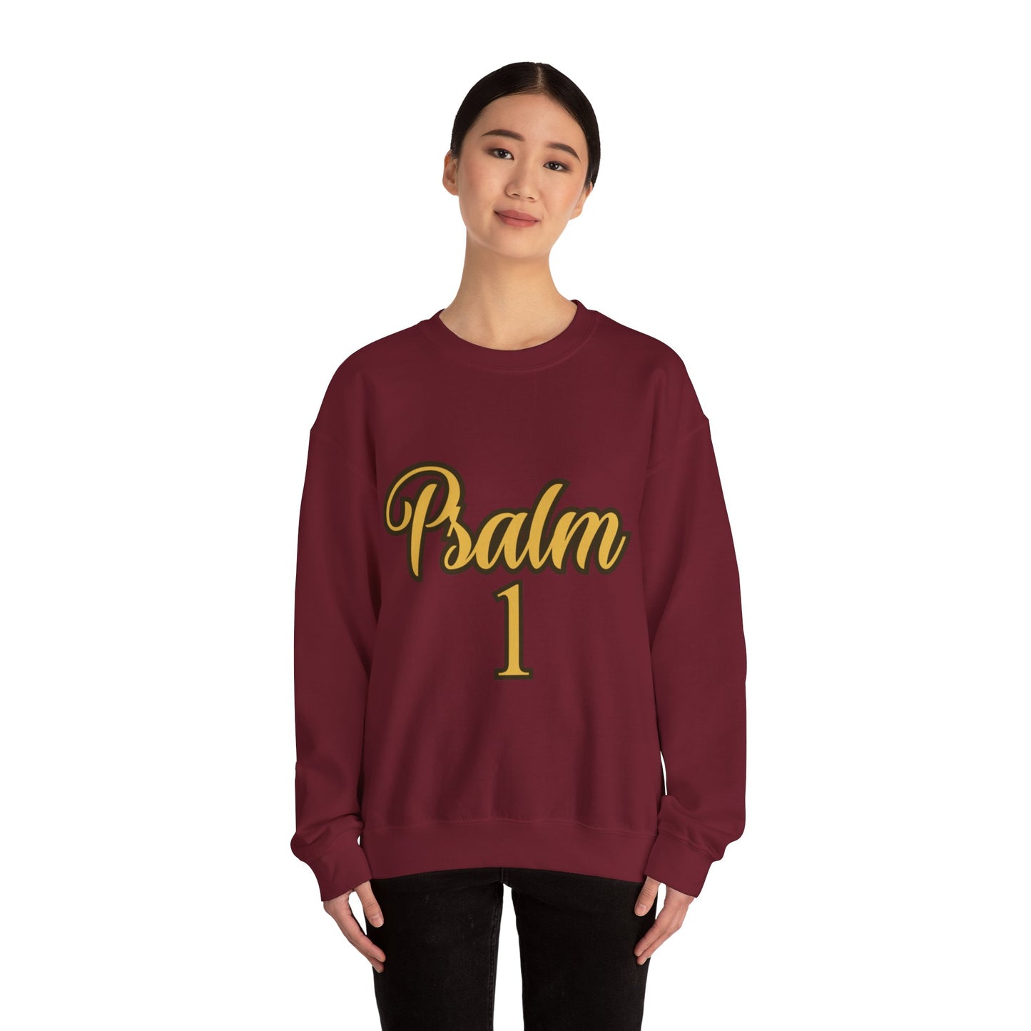 Unisex Heavy Blend™ Crewneck Sweatshirt (Psalm 1)