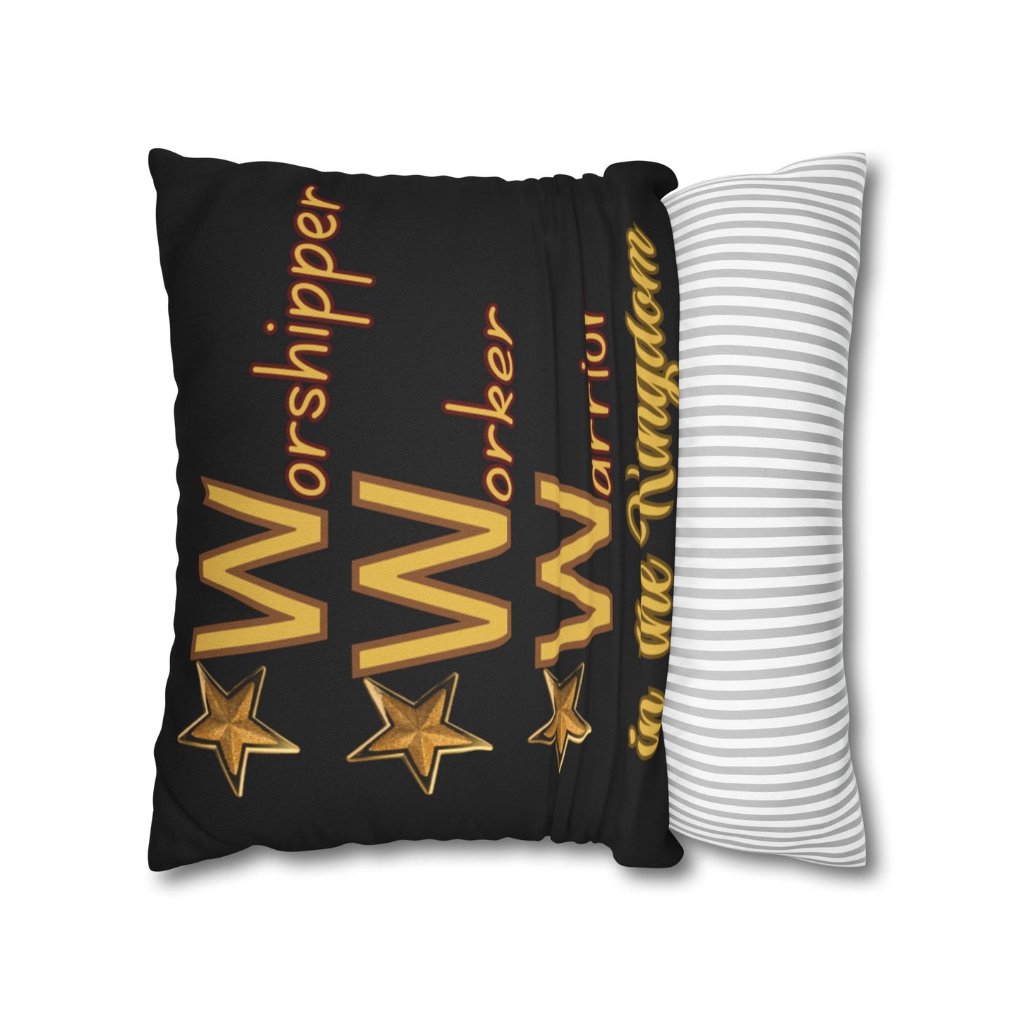 Spun Polyester Square Pillowcase - (www)