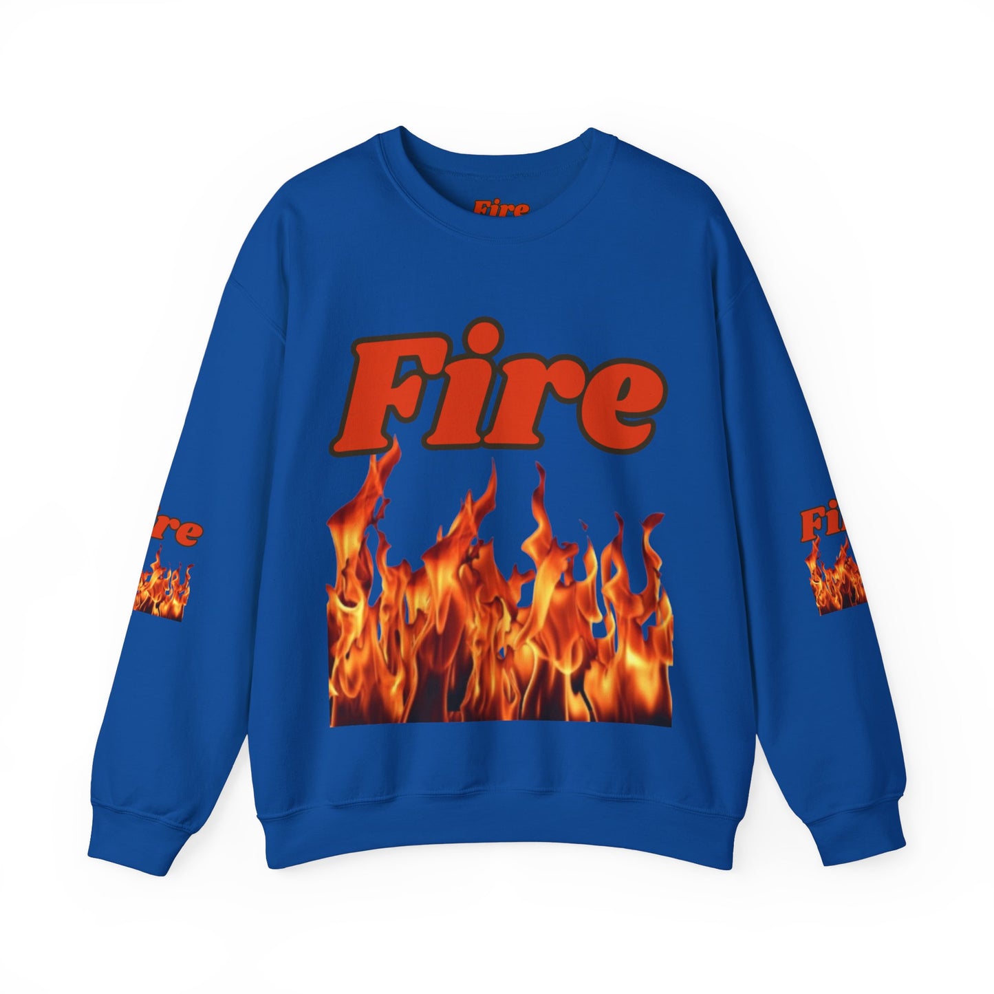 Unisex Heavy Blend™ Crewneck Sweatshirt (Fire)