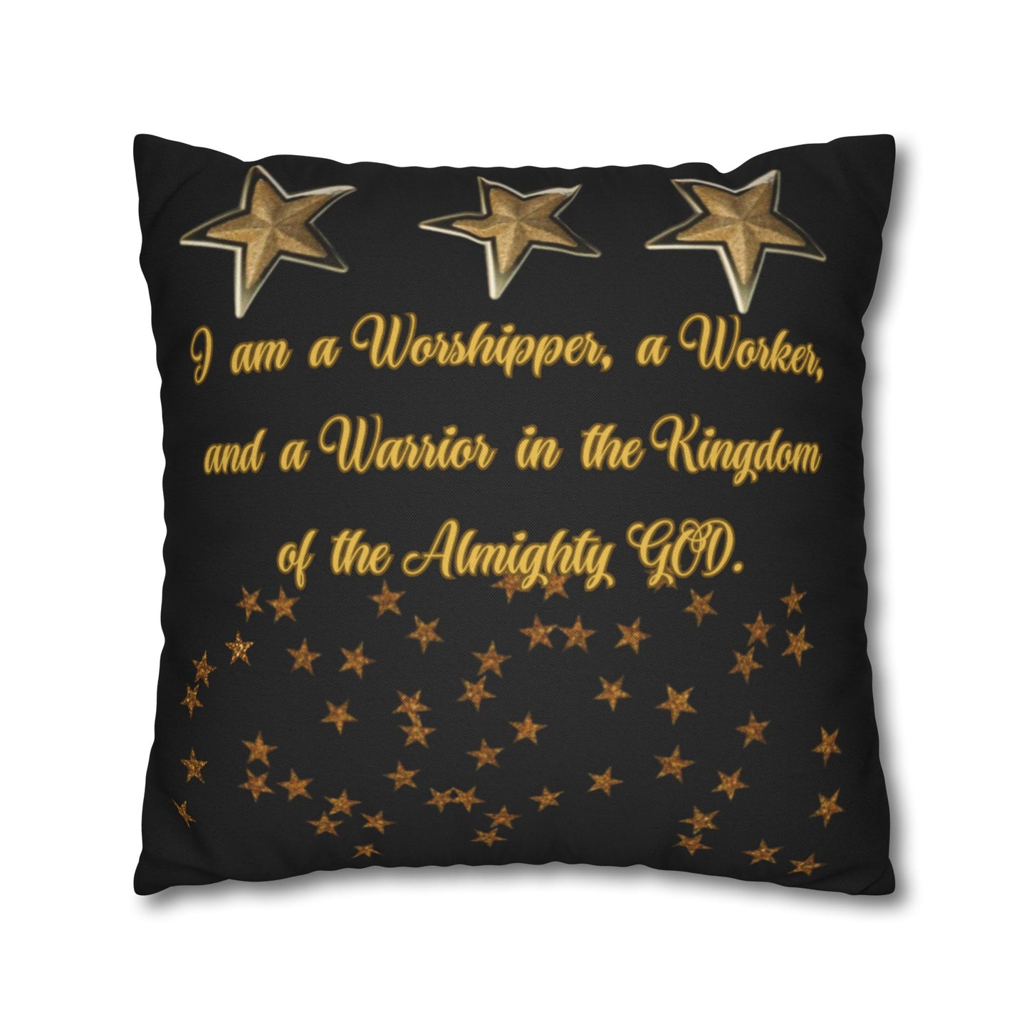 Spun Polyester Square Pillowcase - (www)