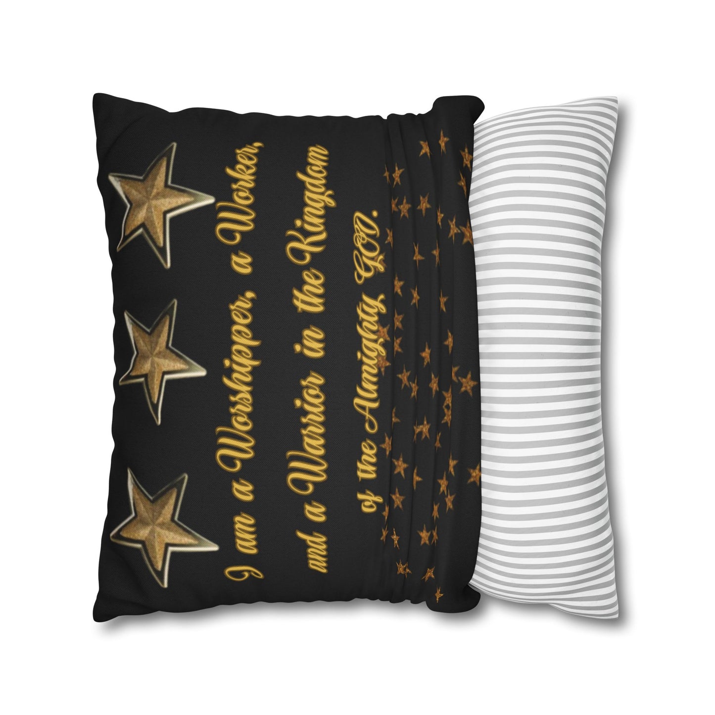 Spun Polyester Square Pillowcase - (www)