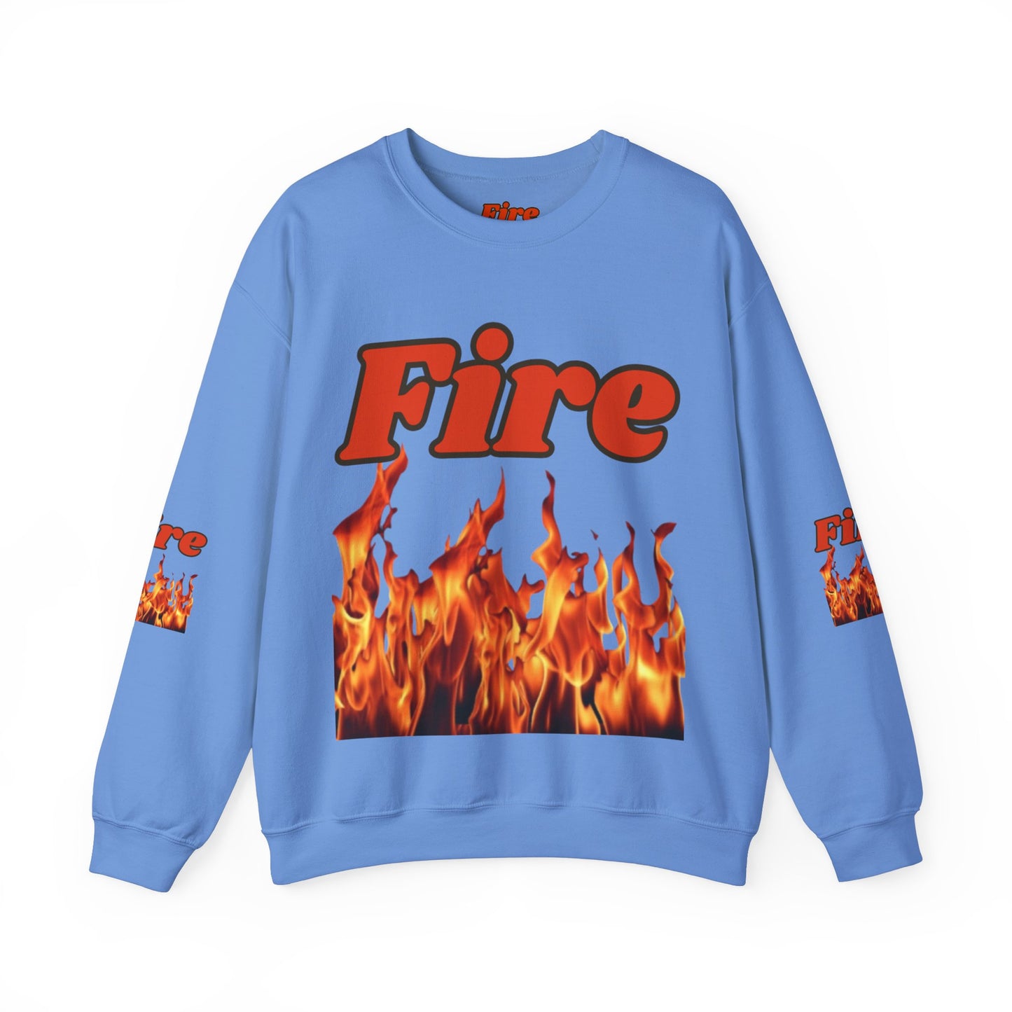 Unisex Heavy Blend™ Crewneck Sweatshirt (Fire)