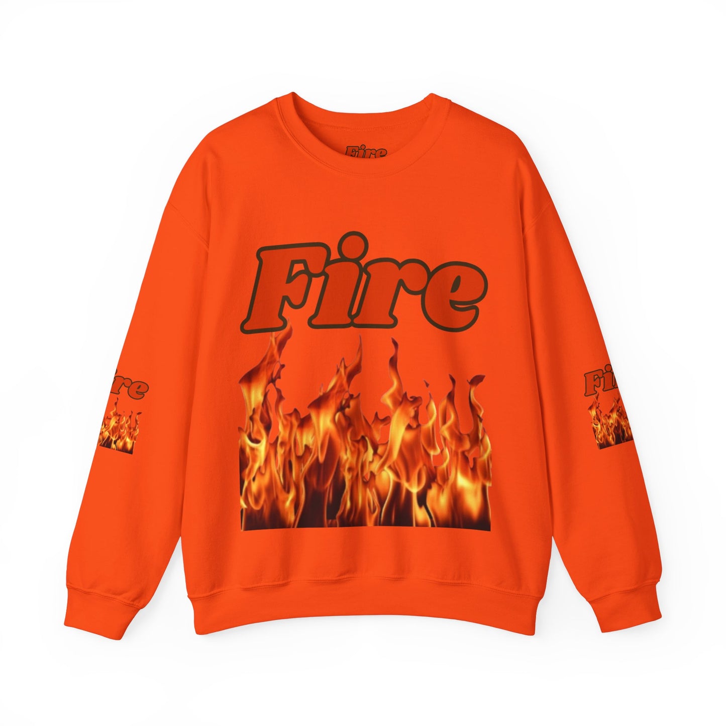 Unisex Heavy Blend™ Crewneck Sweatshirt (Fire)