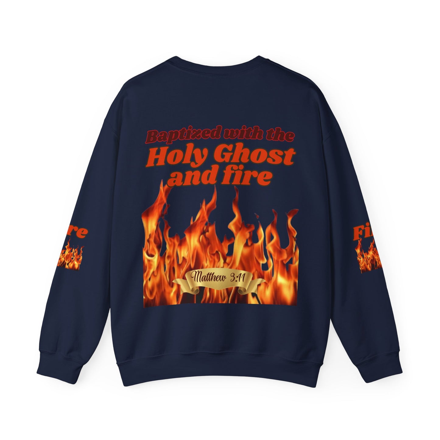 Unisex Heavy Blend™ Crewneck Sweatshirt (Fire)