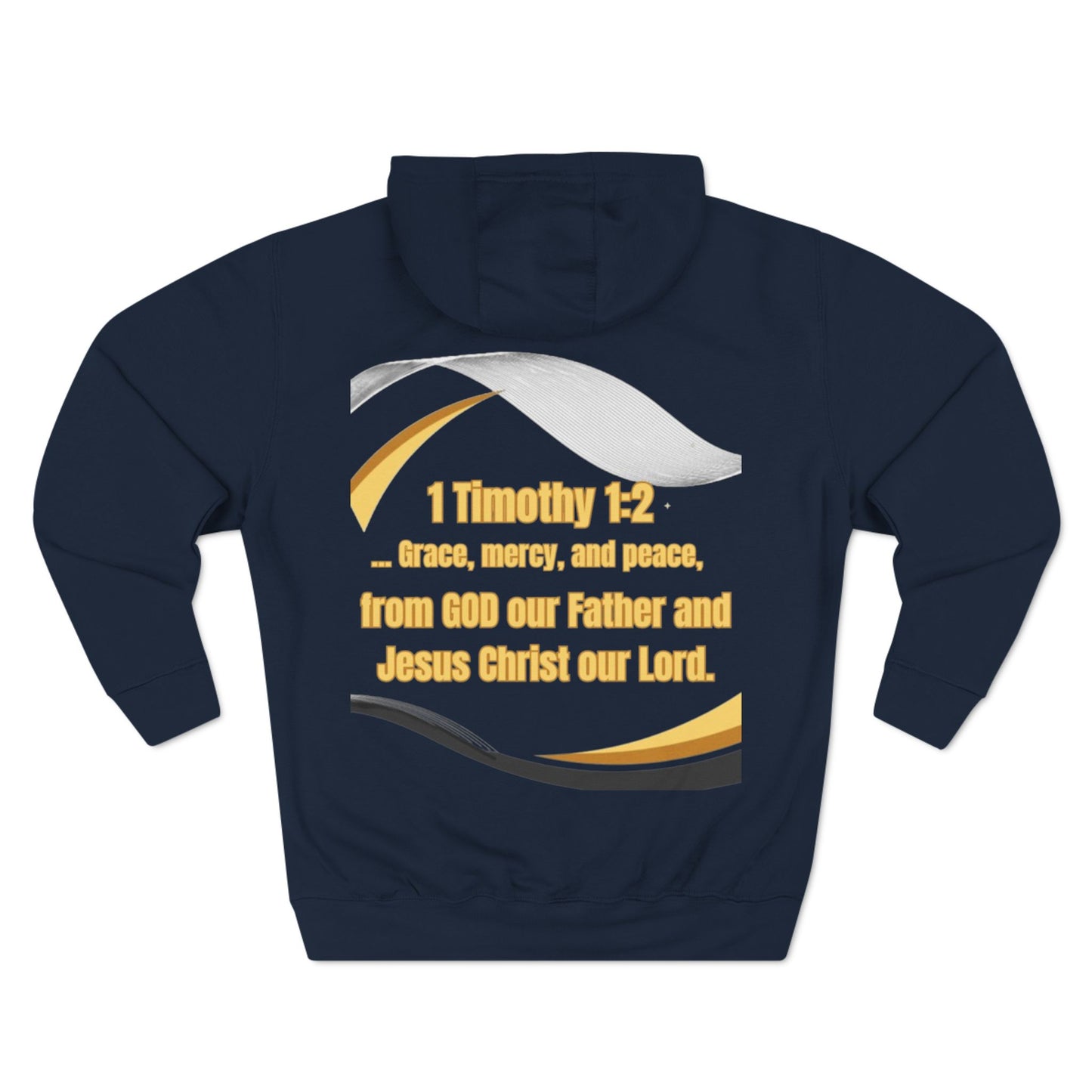 Three-Panel Fleece Hoodie (Antarctica-forGod)