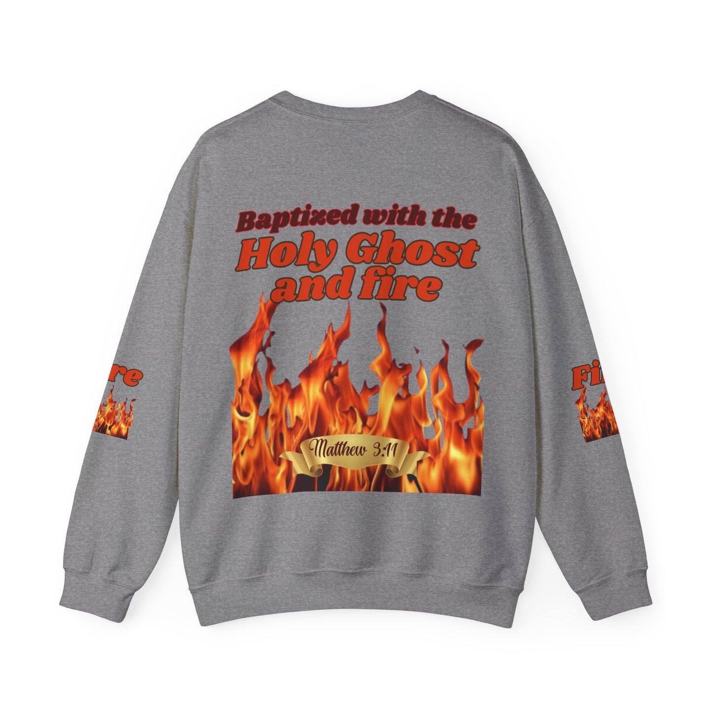 Unisex Heavy Blend™ Crewneck Sweatshirt (Fire)