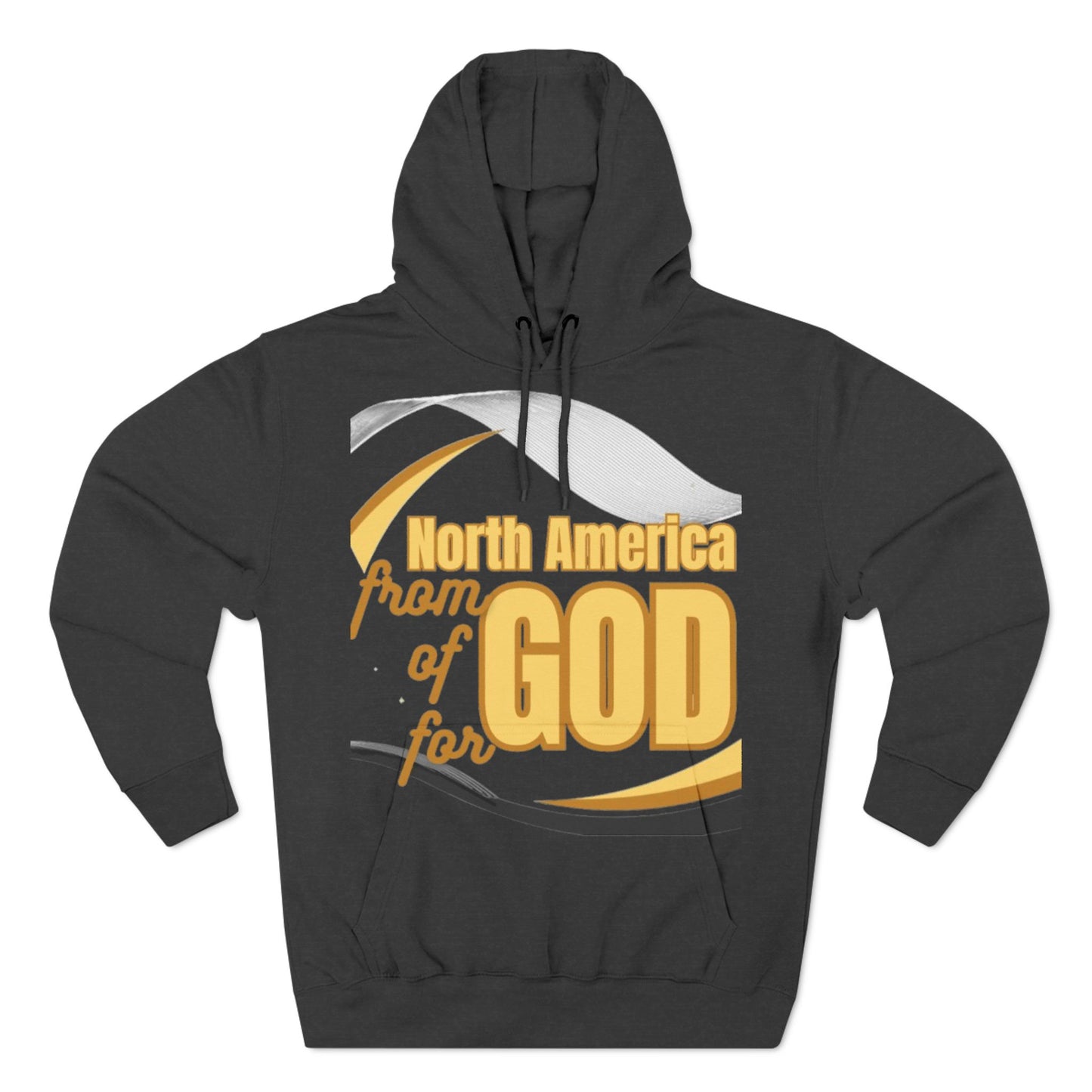 Three-Panel Fleece Hoodie (North America-forGod)