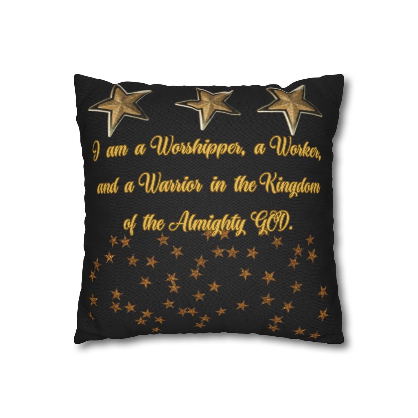 Spun Polyester Square Pillowcase - (www)