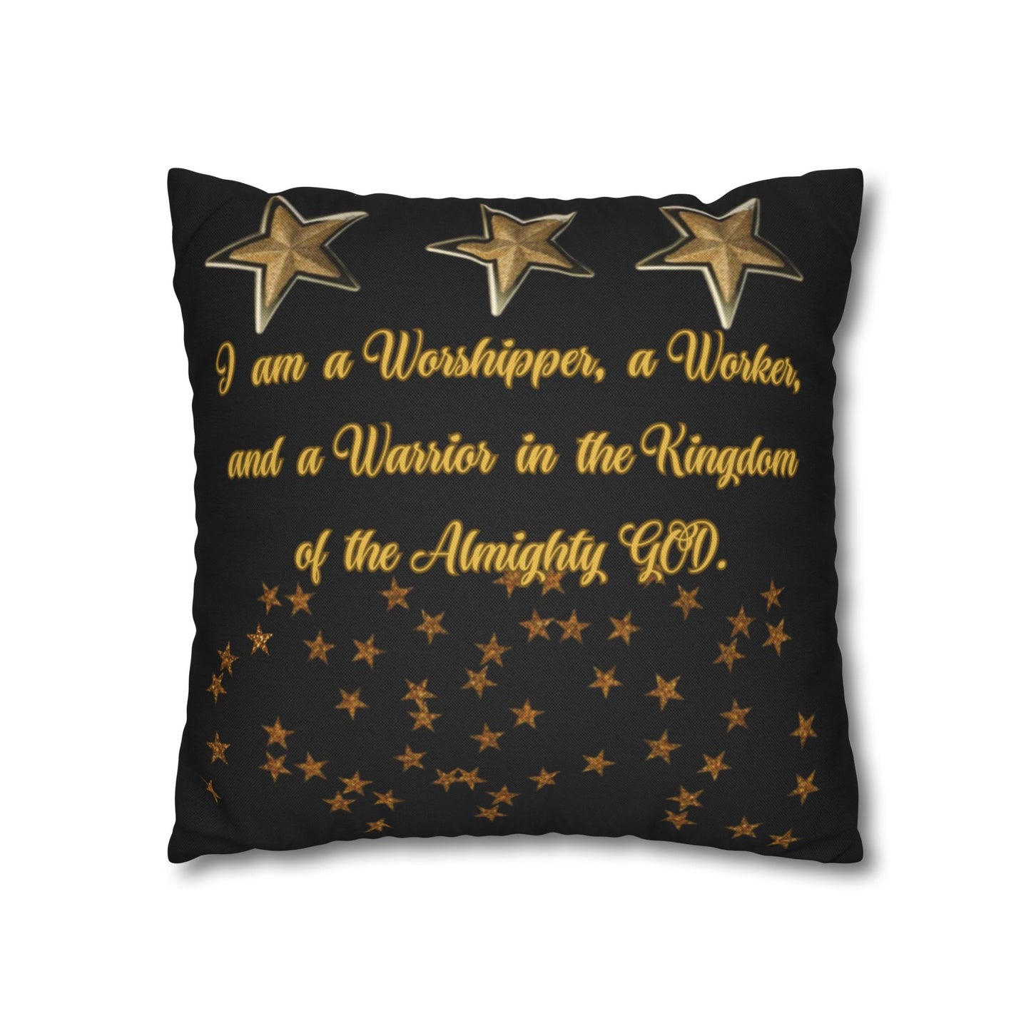 Spun Polyester Square Pillowcase - (www)
