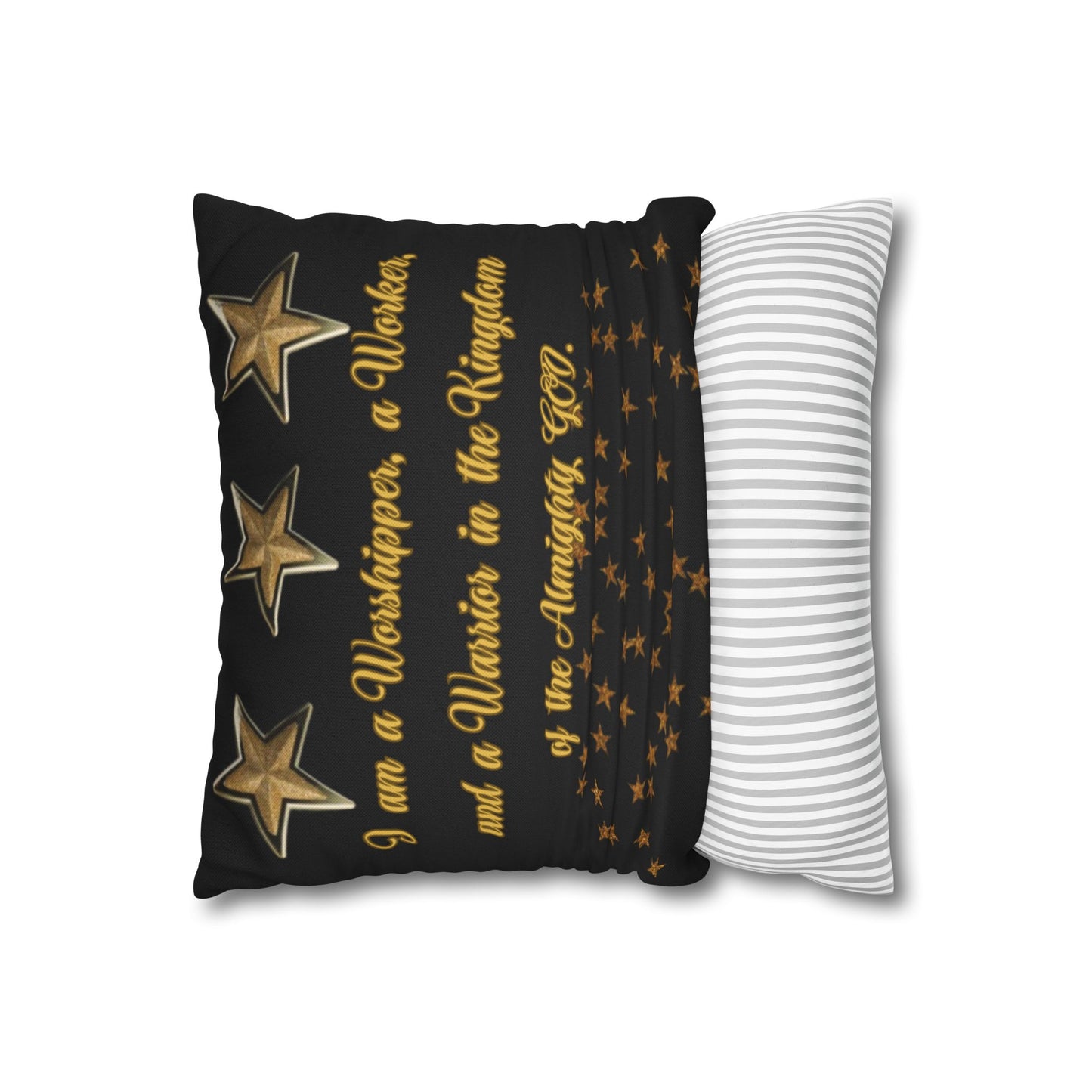 Spun Polyester Square Pillowcase - (www)