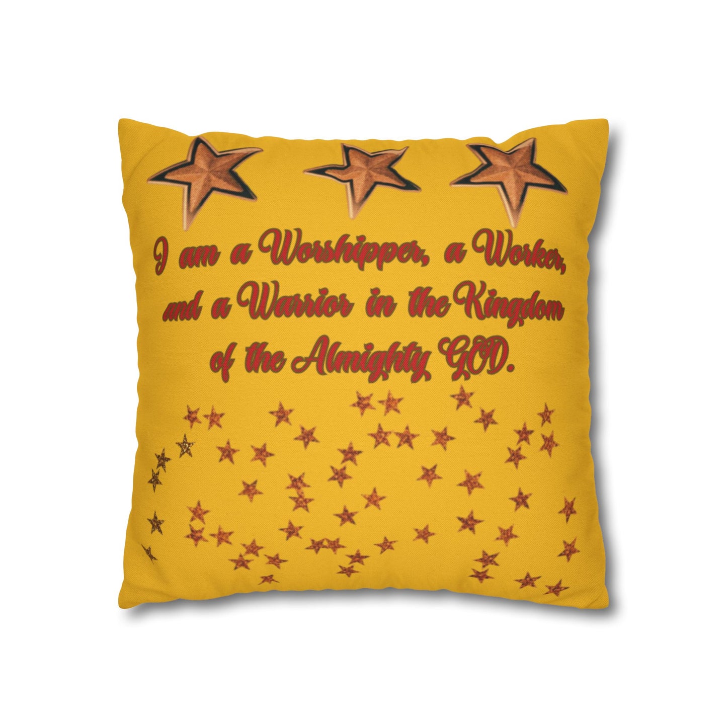 Spun Polyester Square Pillowcase - (www)