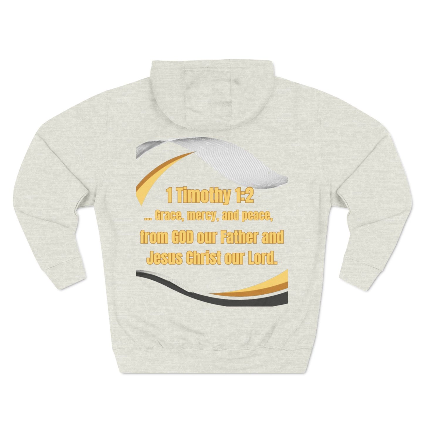 Three-Panel Fleece Hoodie (Antarctica-forGod)