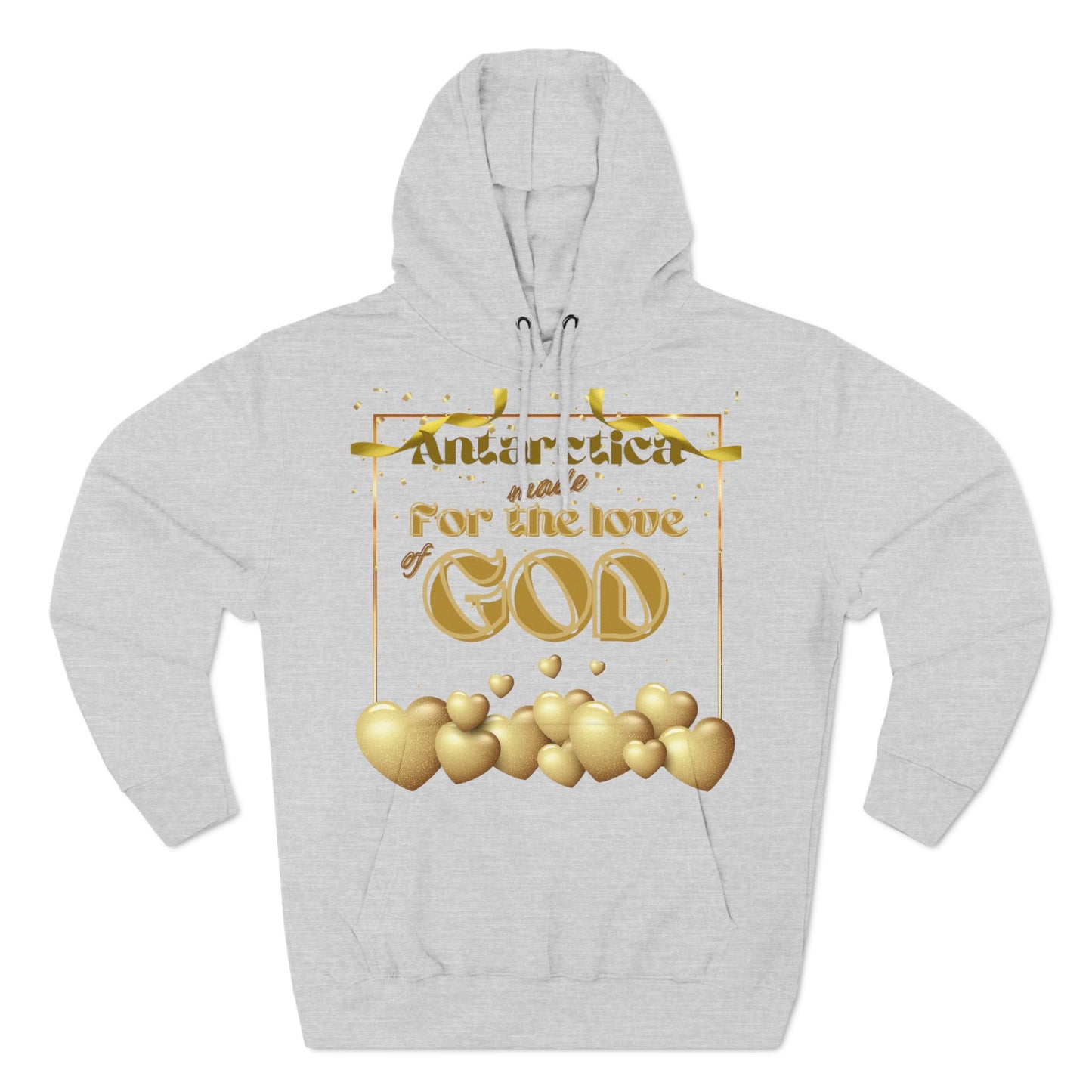 Three-Panel Fleece Hoodie (Antarctica-ForLove)