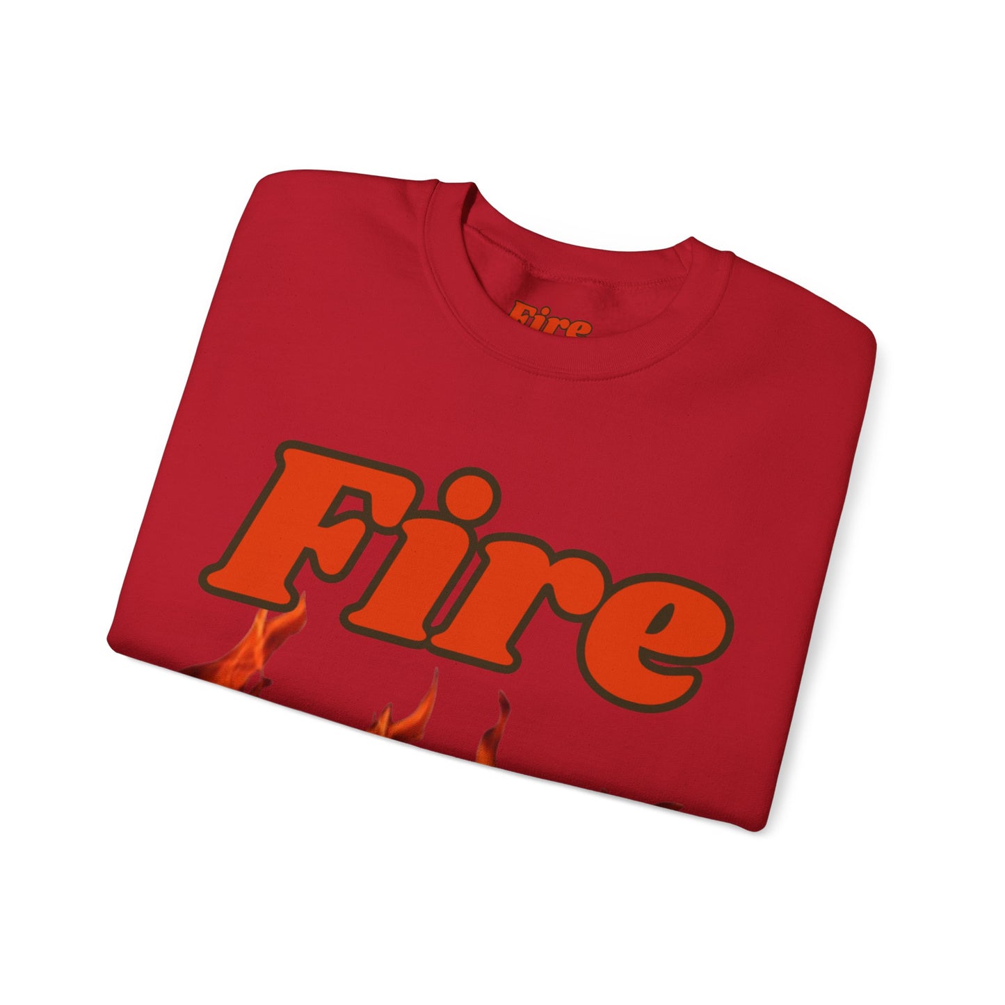 Unisex Heavy Blend™ Crewneck Sweatshirt (Fire)