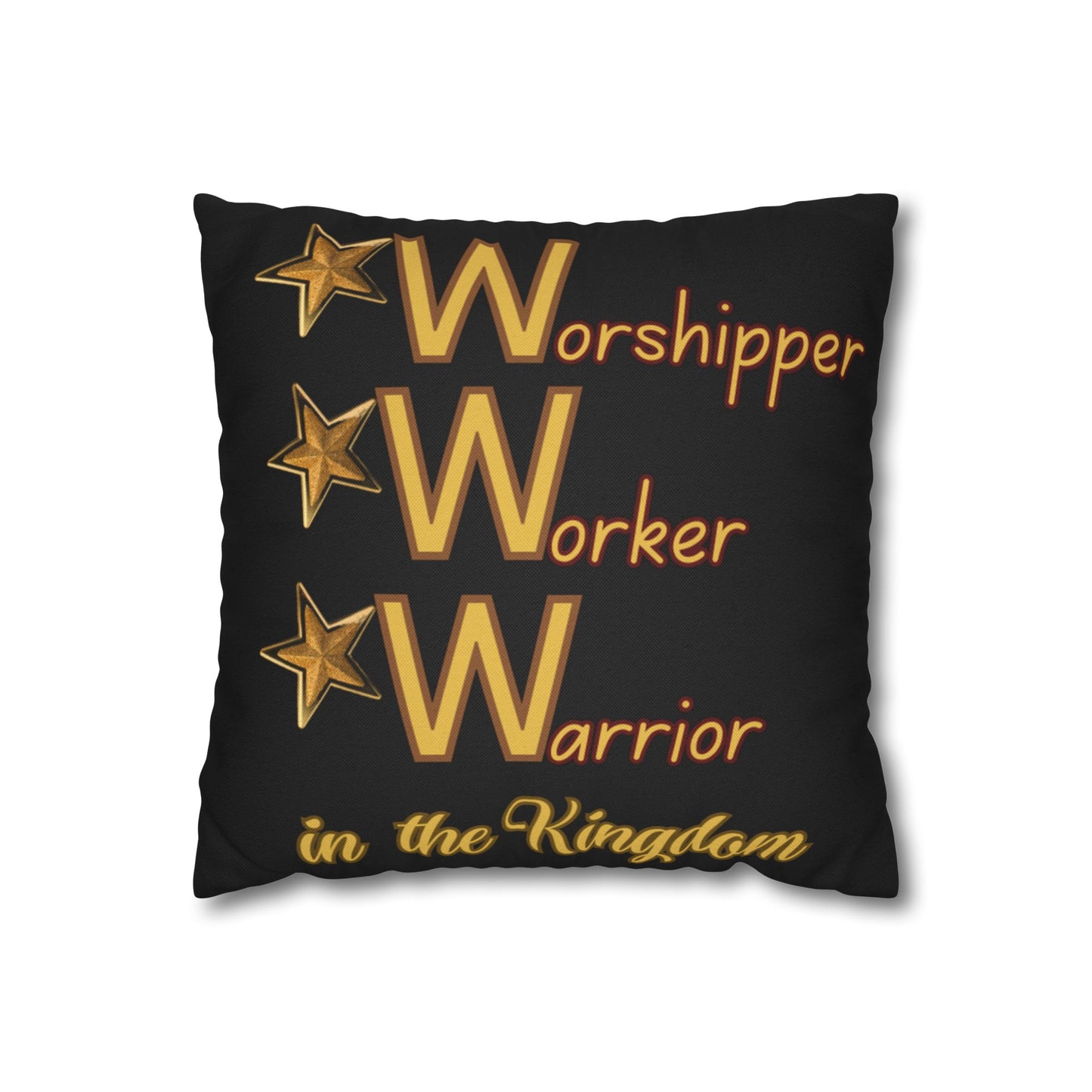 Spun Polyester Square Pillowcase - (www)