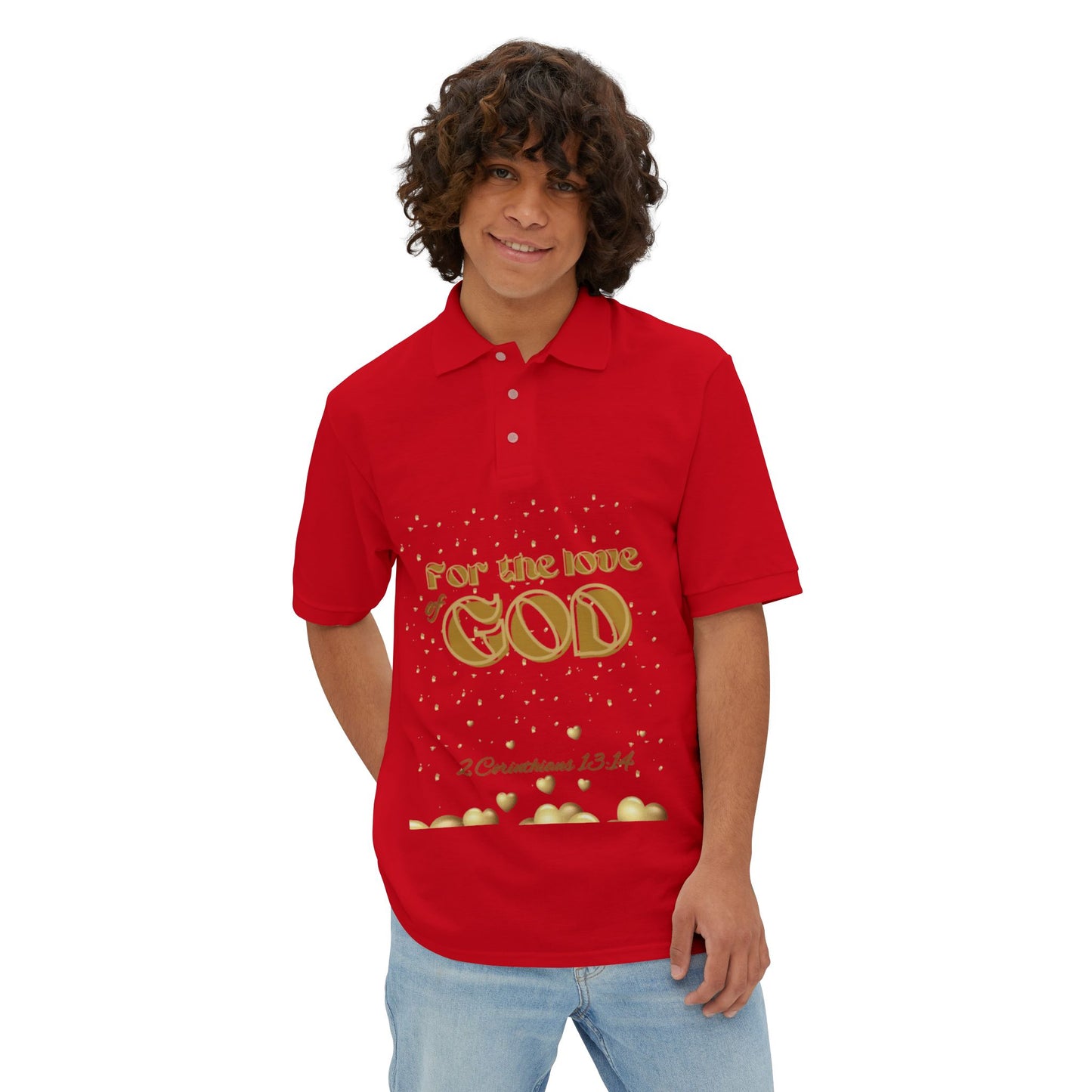 Men's Piqué Polo (Love)