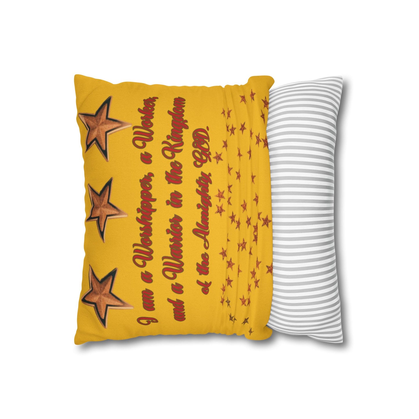 Spun Polyester Square Pillowcase - (www)