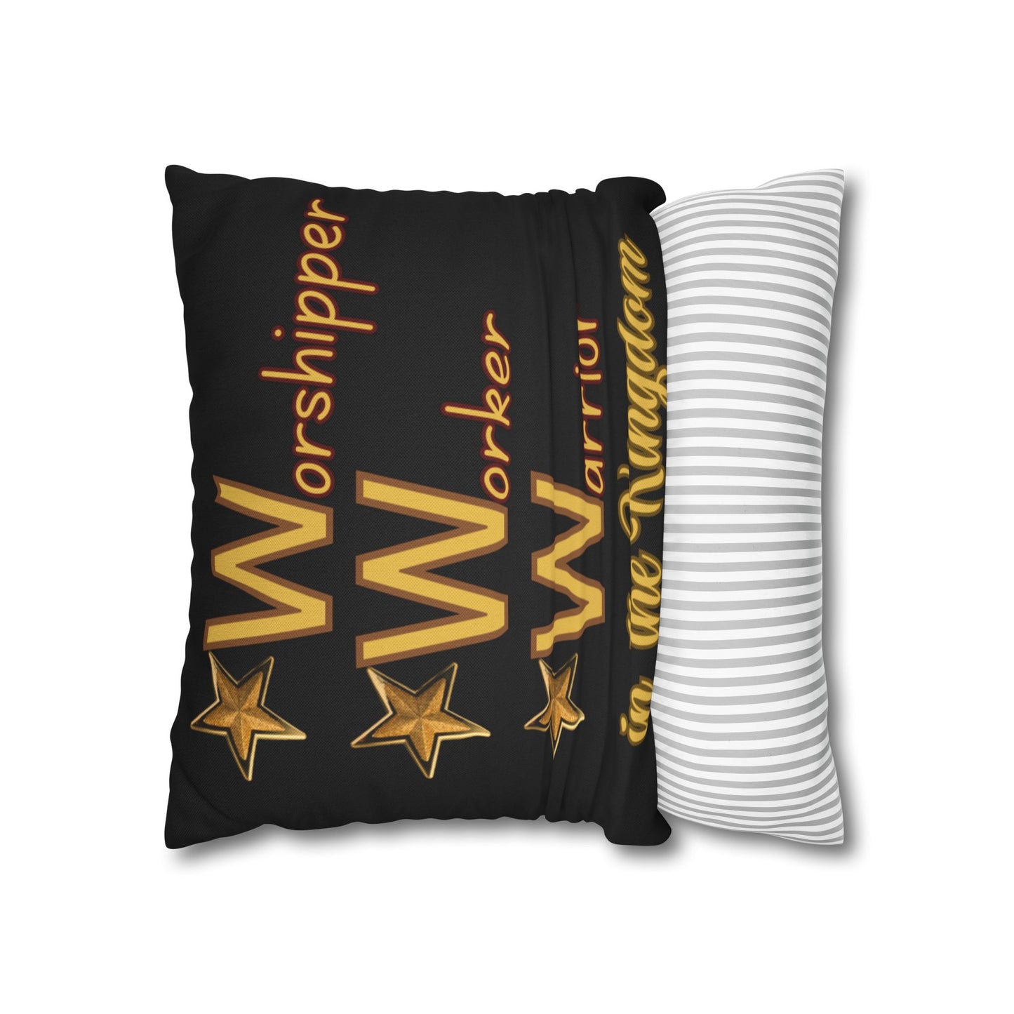 Spun Polyester Square Pillowcase - (www)