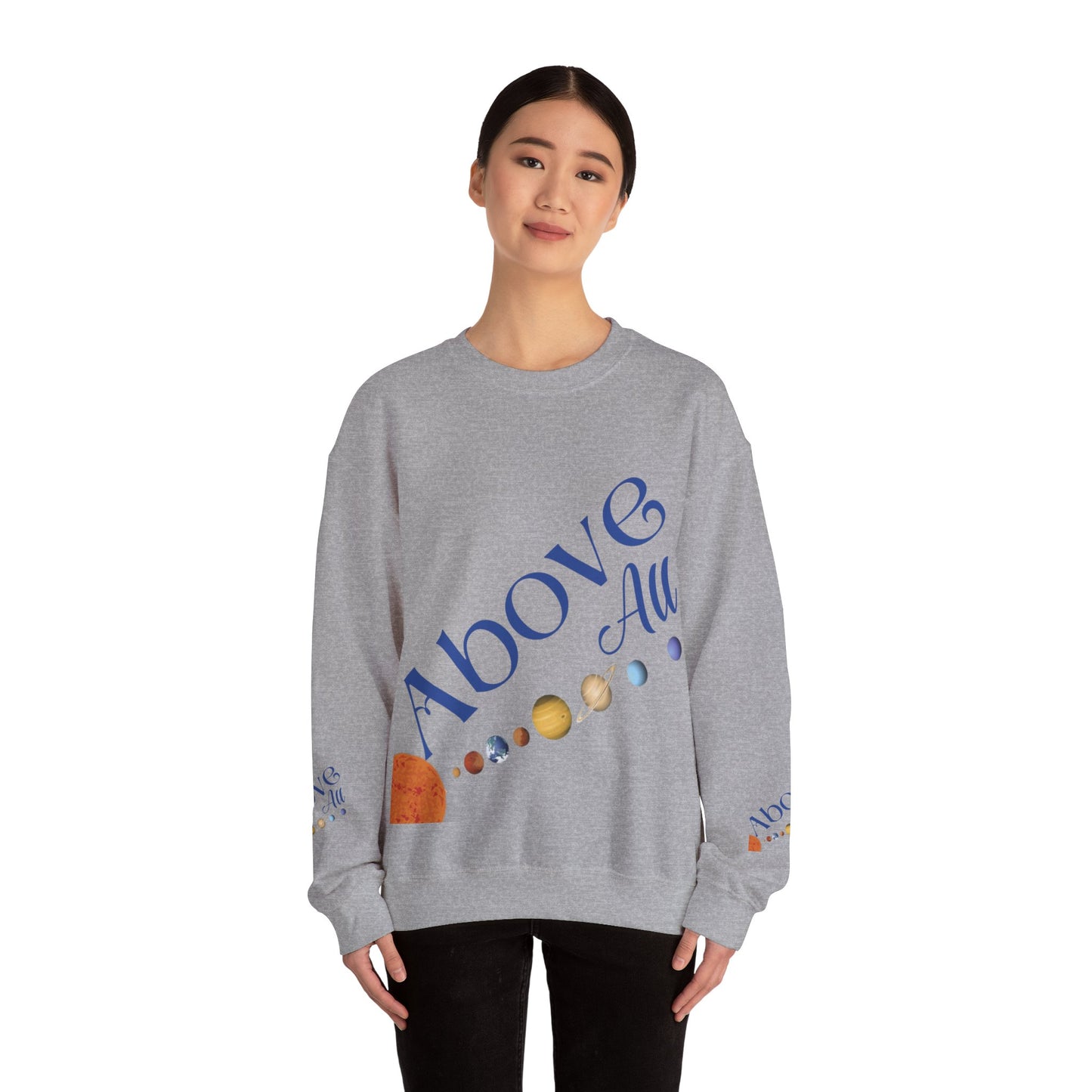 Unisex Heavy Blend™ Crewneck Sweatshirt (Above all)