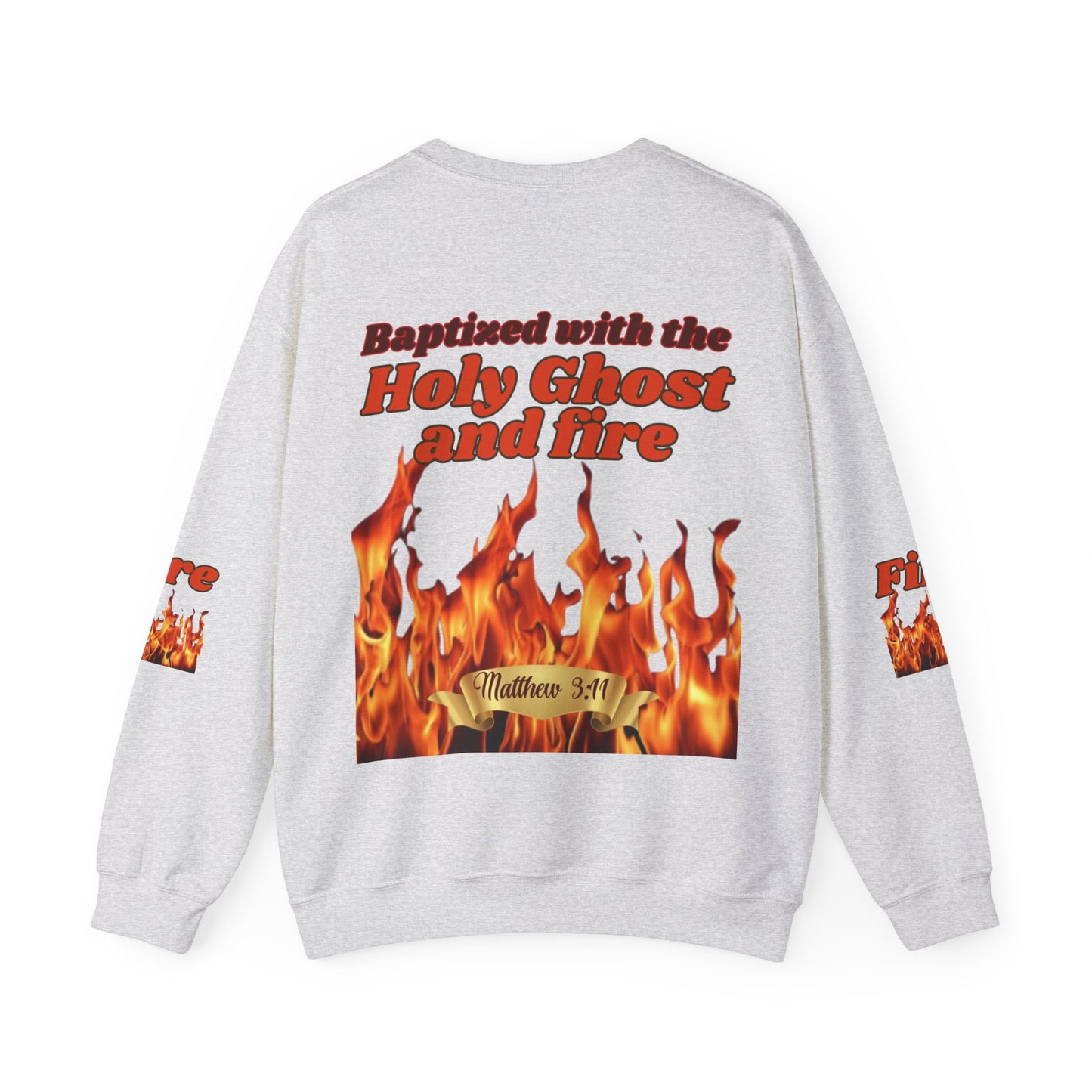 Unisex Heavy Blend™ Crewneck Sweatshirt (Fire)