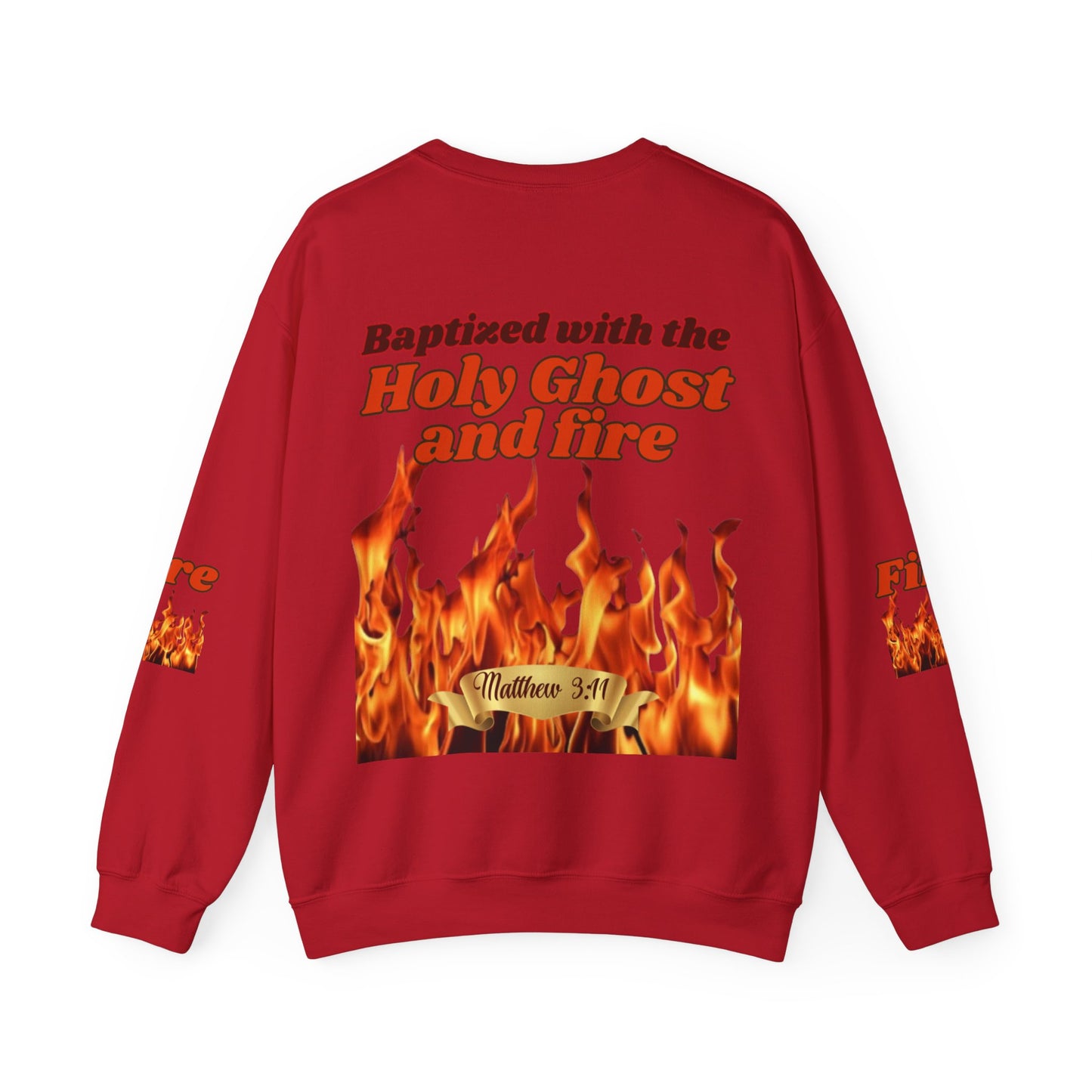 Unisex Heavy Blend™ Crewneck Sweatshirt (Fire)