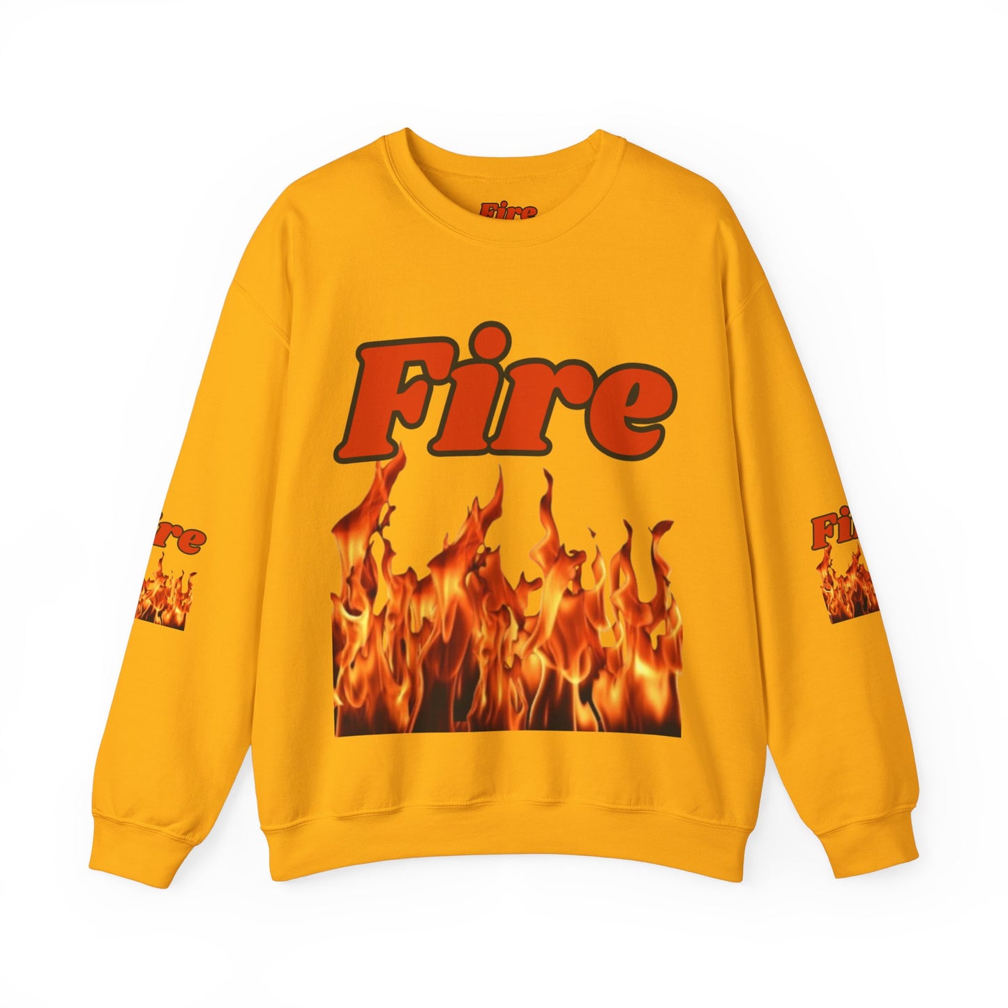 Unisex Heavy Blend™ Crewneck Sweatshirt (Fire)