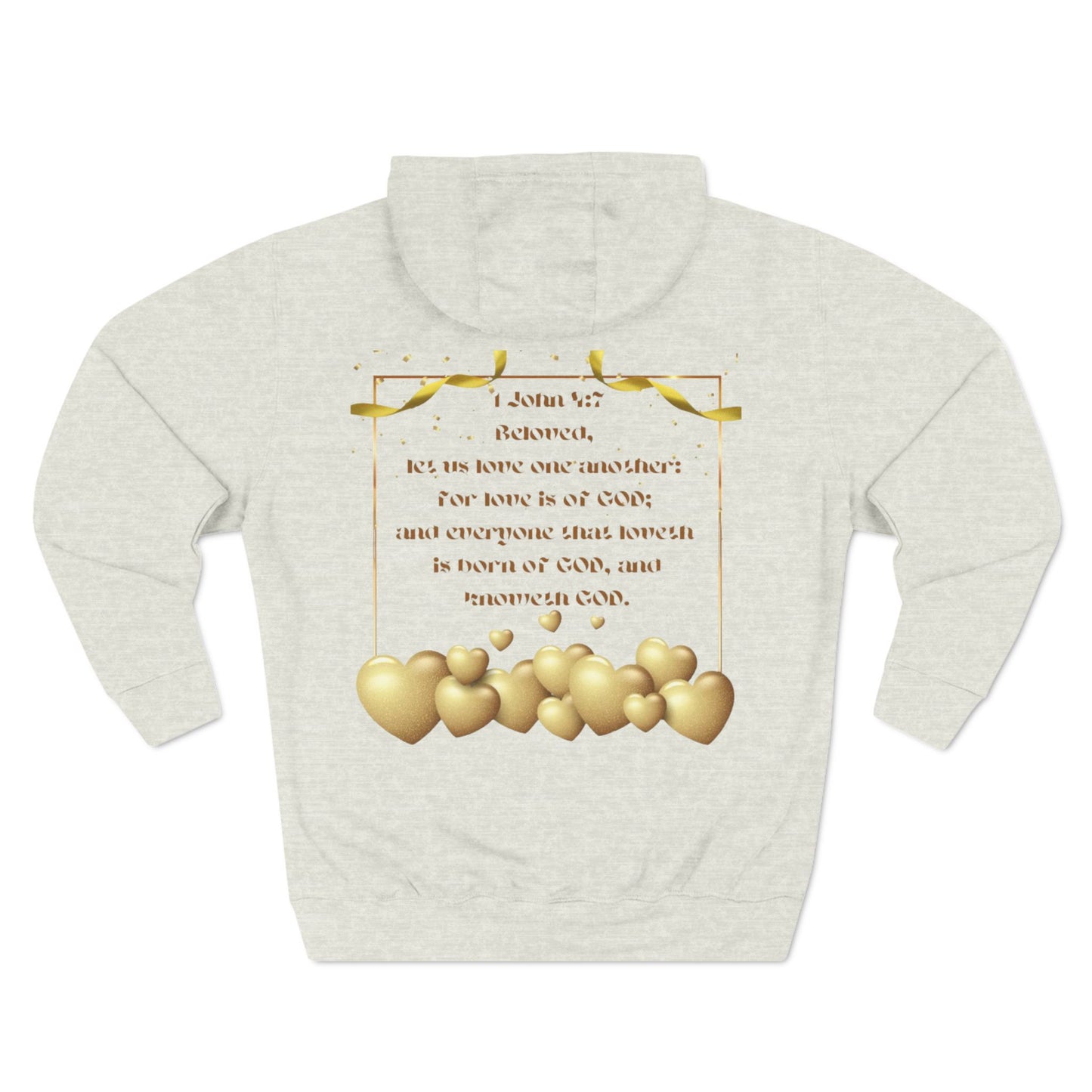 Three-Panel Fleece Hoodie (Antarctica-ForLove)