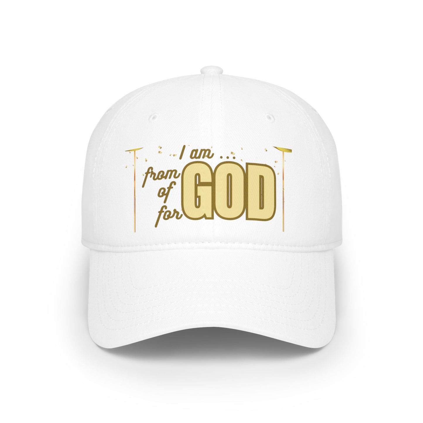 Baseball Cap (From, of and For God)