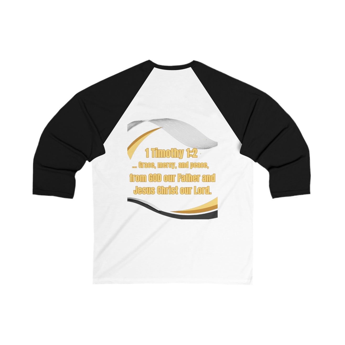 Unisex 3\4 Sleeve Baseball Tee (Europe-ForGod)