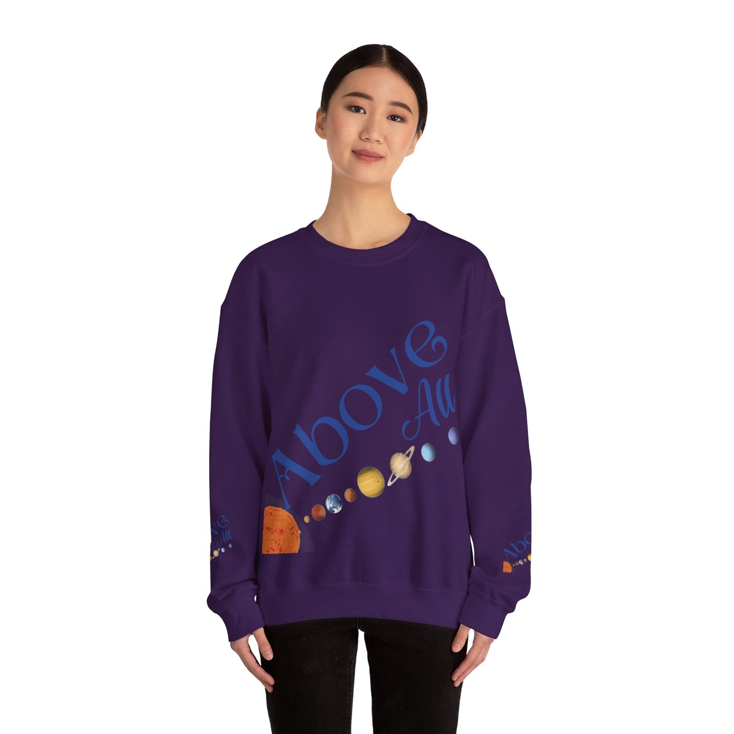 Unisex Heavy Blend™ Crewneck Sweatshirt (Above all)