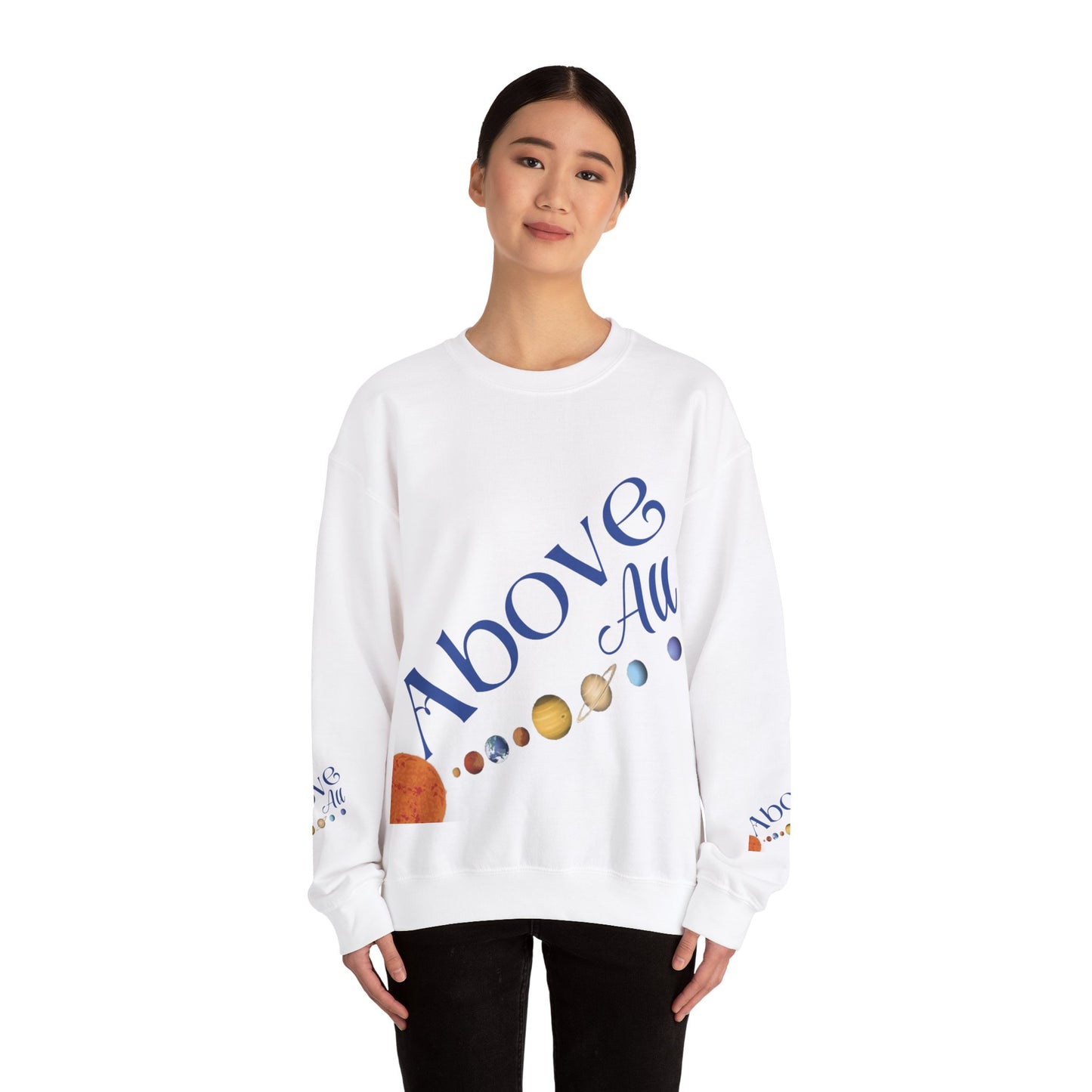 Unisex Heavy Blend™ Crewneck Sweatshirt (Above all)