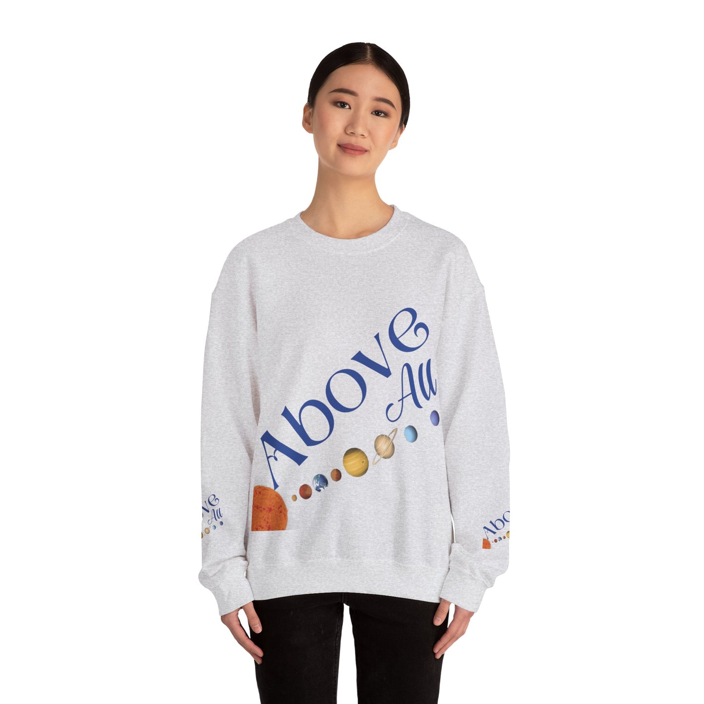 Unisex Heavy Blend™ Crewneck Sweatshirt (Above all)
