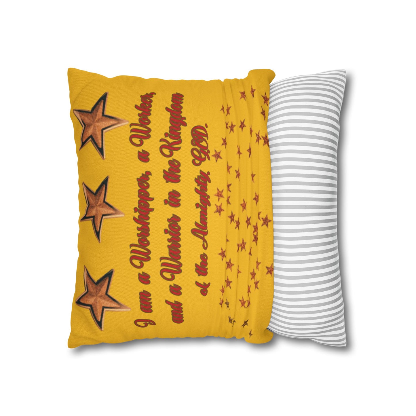Spun Polyester Square Pillowcase - (www)