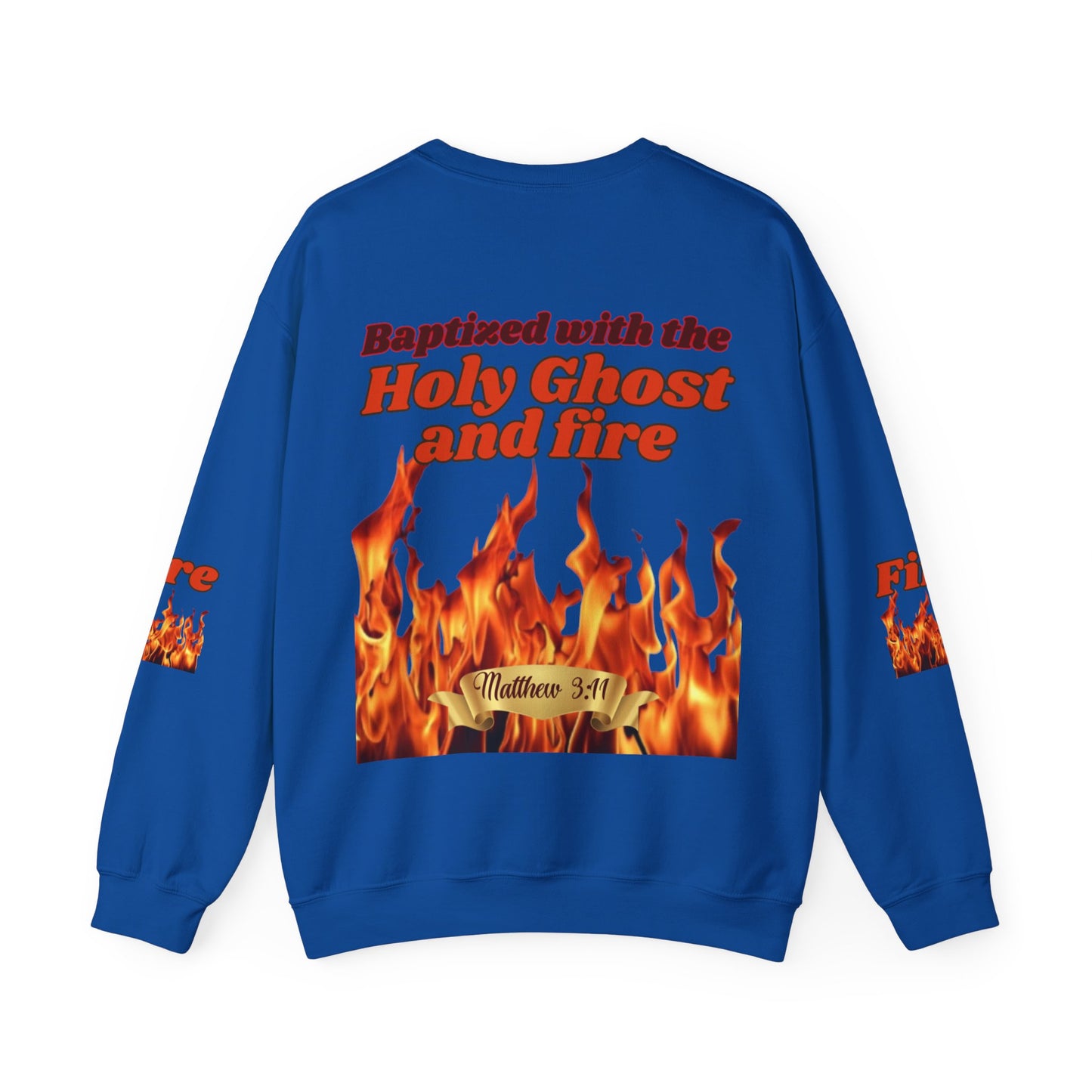 Unisex Heavy Blend™ Crewneck Sweatshirt (Fire)