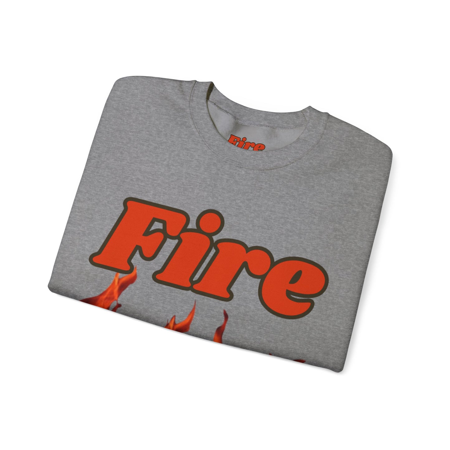 Unisex Heavy Blend™ Crewneck Sweatshirt (Fire)