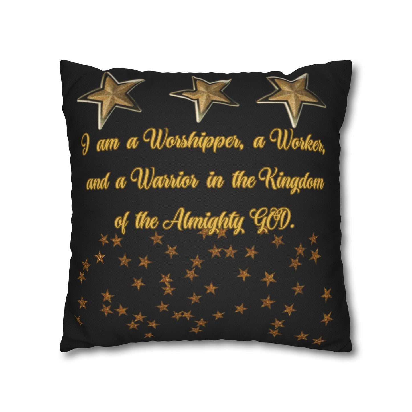 Spun Polyester Square Pillowcase - (www)
