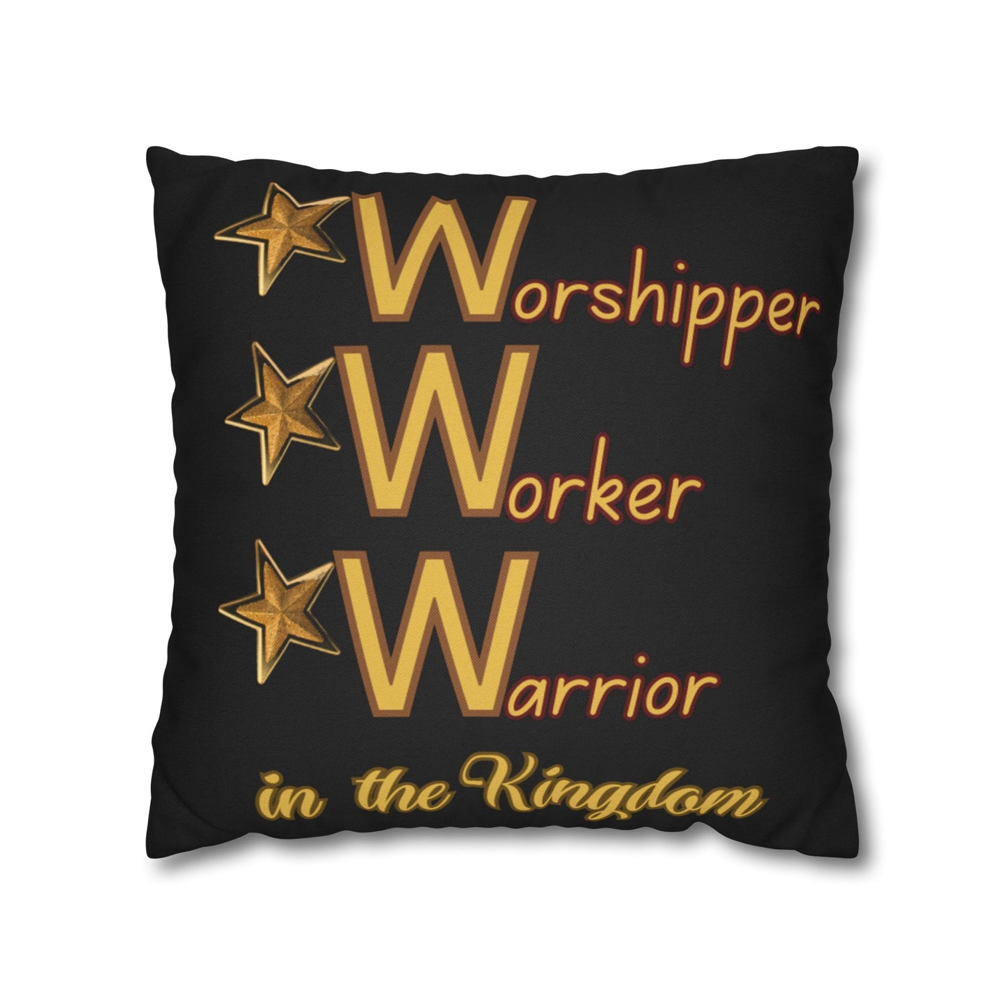 Spun Polyester Square Pillowcase - (www)
