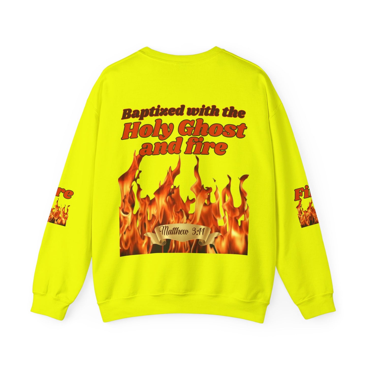 Unisex Heavy Blend™ Crewneck Sweatshirt (Fire)