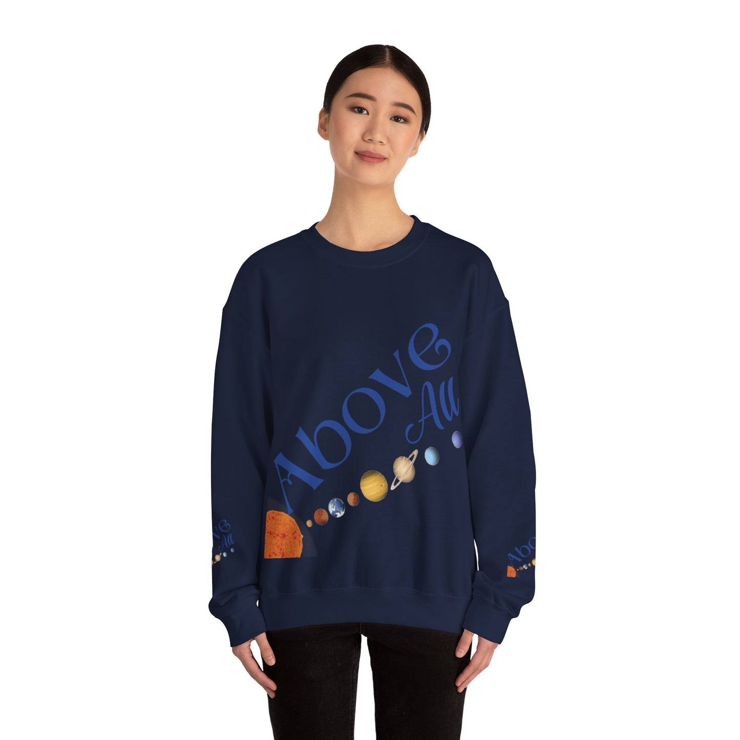 Unisex Heavy Blend™ Crewneck Sweatshirt (Above all)
