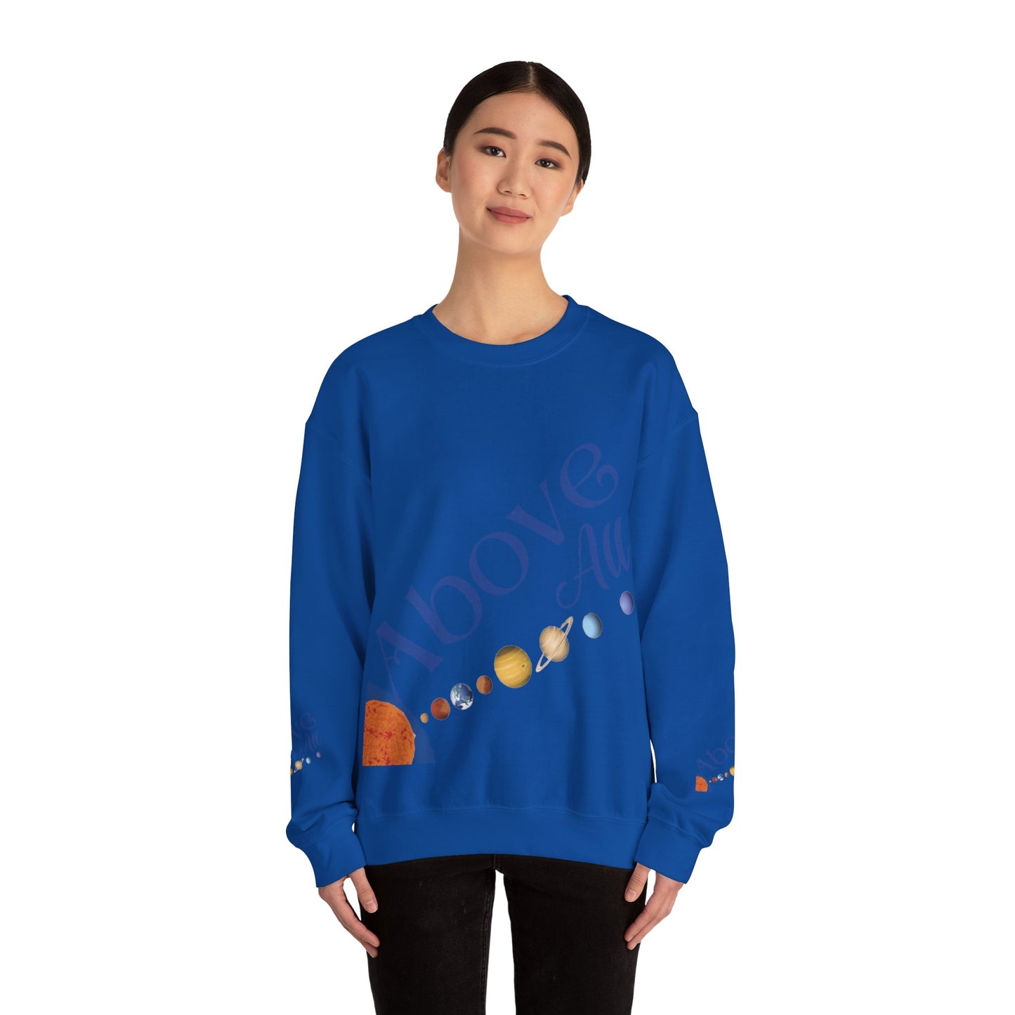 Unisex Heavy Blend™ Crewneck Sweatshirt (Above all)