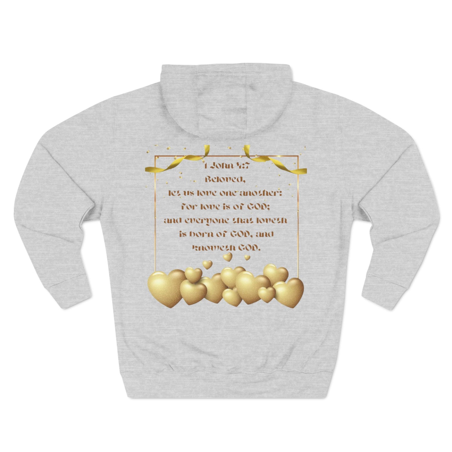 Three-Panel Fleece Hoodie (Antarctica-ForLove)