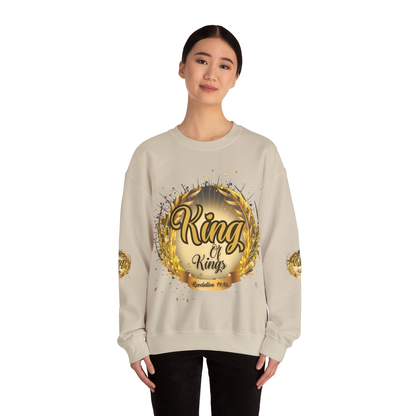 Unisex Heavy Blend™ Crewneck Sweatshirt (King Of Kings)