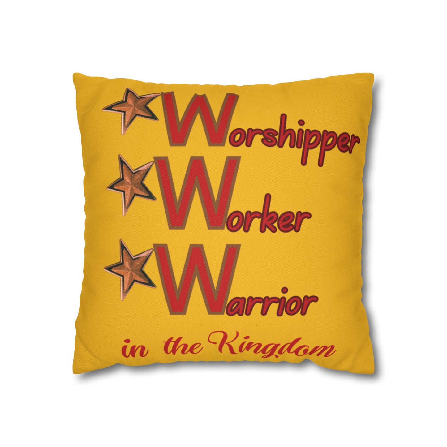Spun Polyester Square Pillowcase - (www)