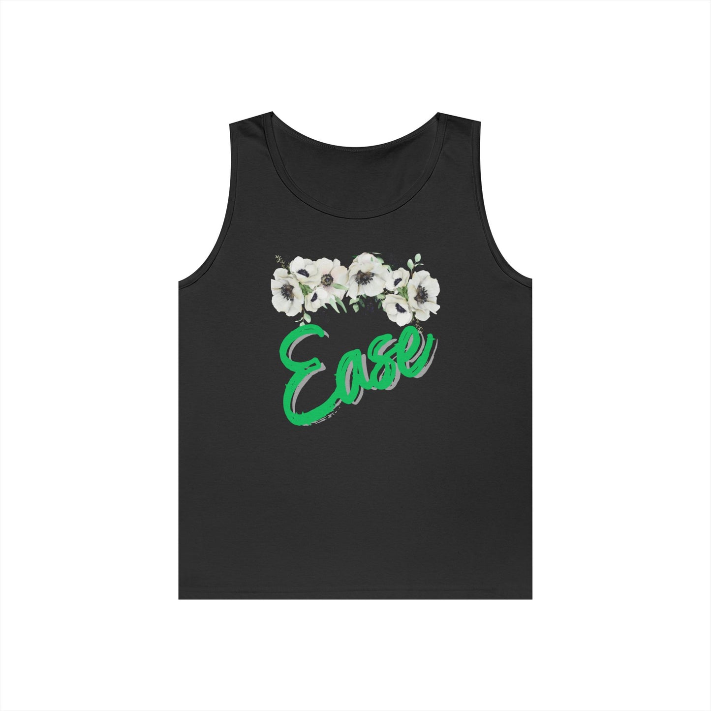 Unisex Heavy Cotton Tank Top (Floral-Ease)