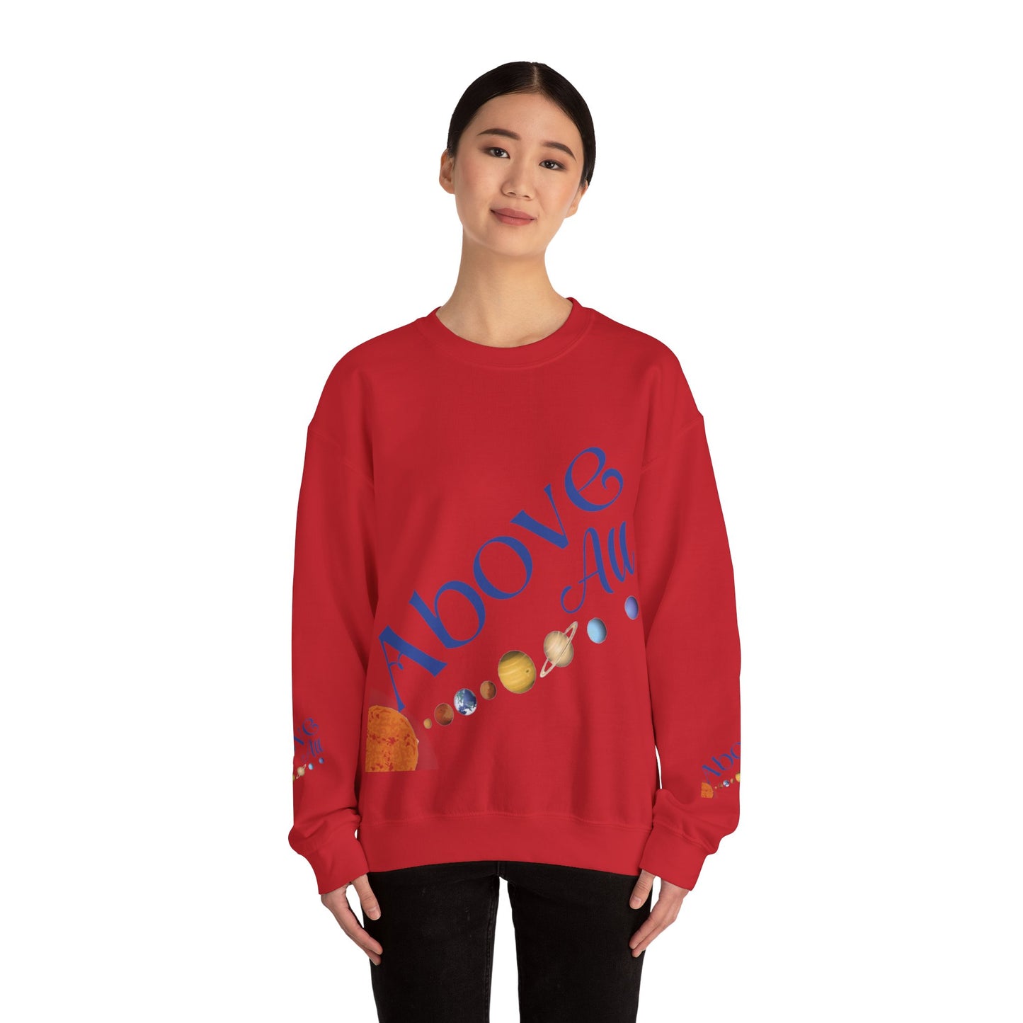 Unisex Heavy Blend™ Crewneck Sweatshirt (Above all)